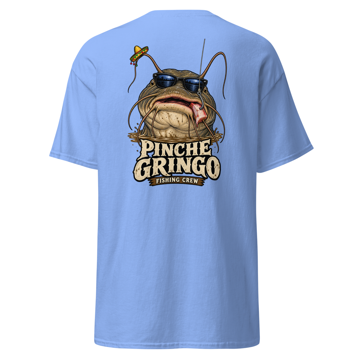 Pinche Gringo Bait Breath Fishing Crew Shirt