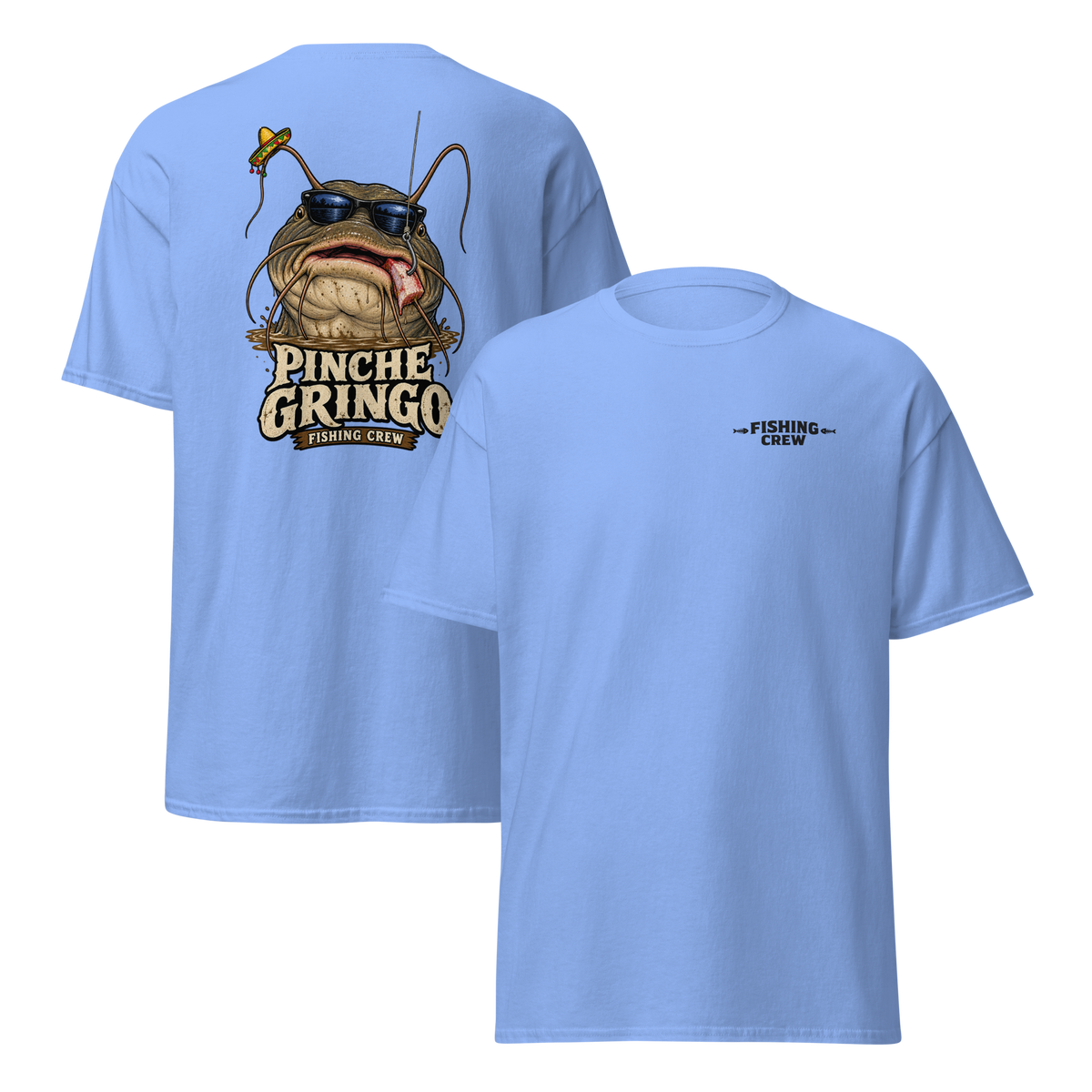 Pinche Gringo Bait Breath Fishing Crew Shirt