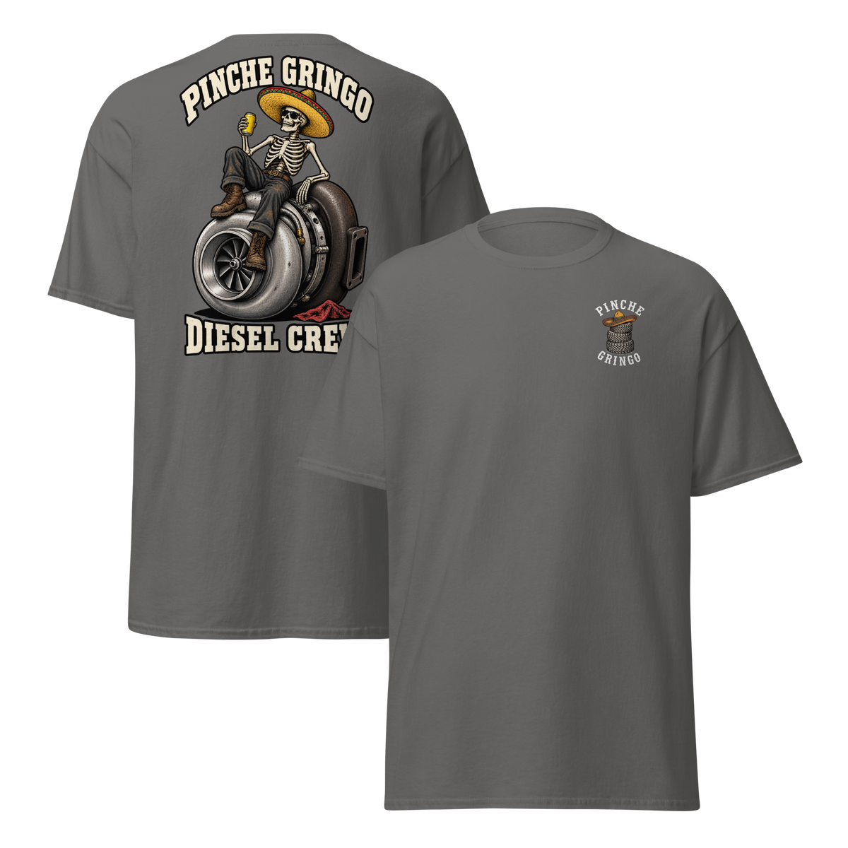 Pinche Gringo Boosted & Buzzed Diesel Crew Shirt