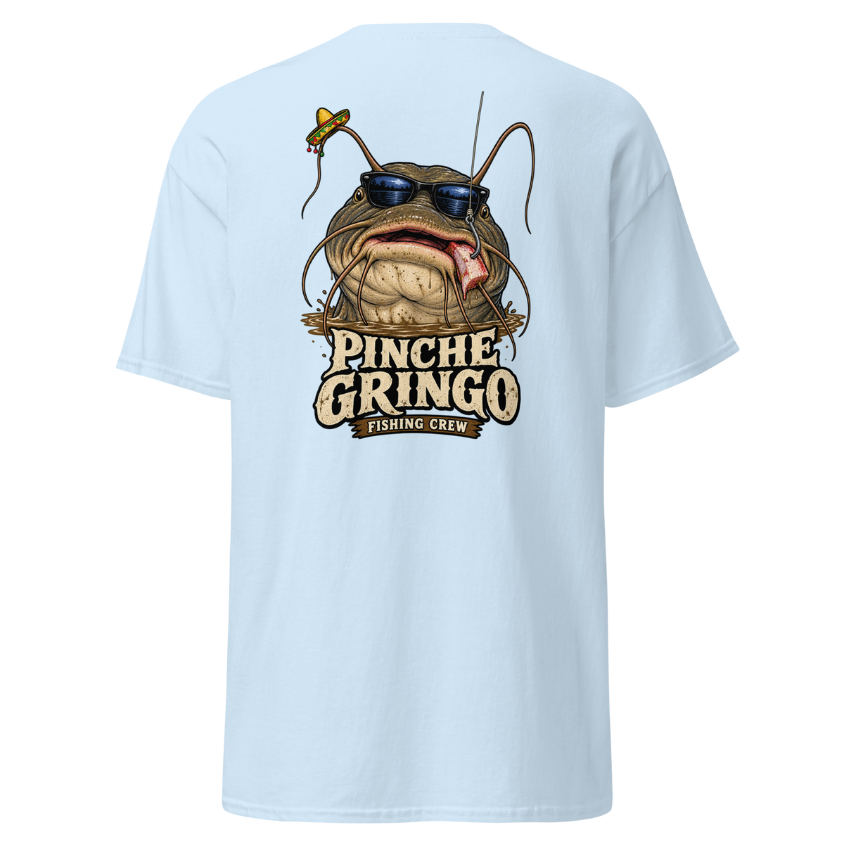 Pinche Gringo Bait Breath Fishing Crew Shirt