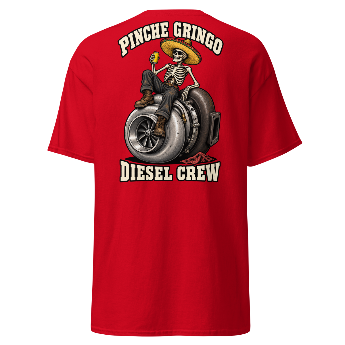 Pinche Gringo Boosted & Buzzed Diesel Crew Shirt