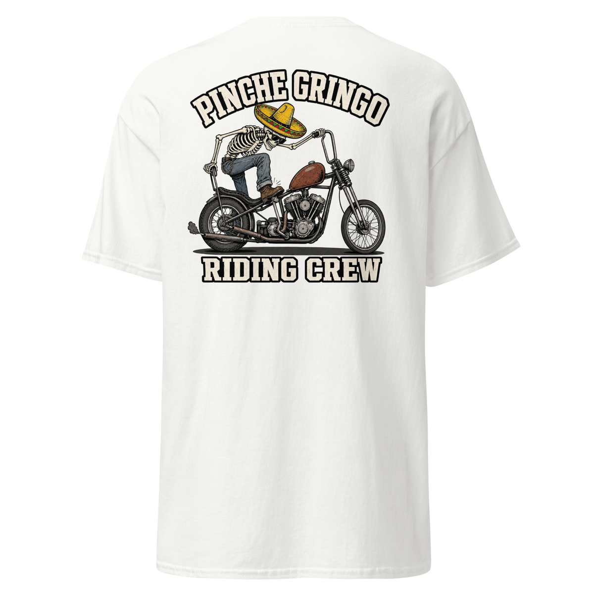 Pinche Gringo No Brakes Riding Crew Shirt