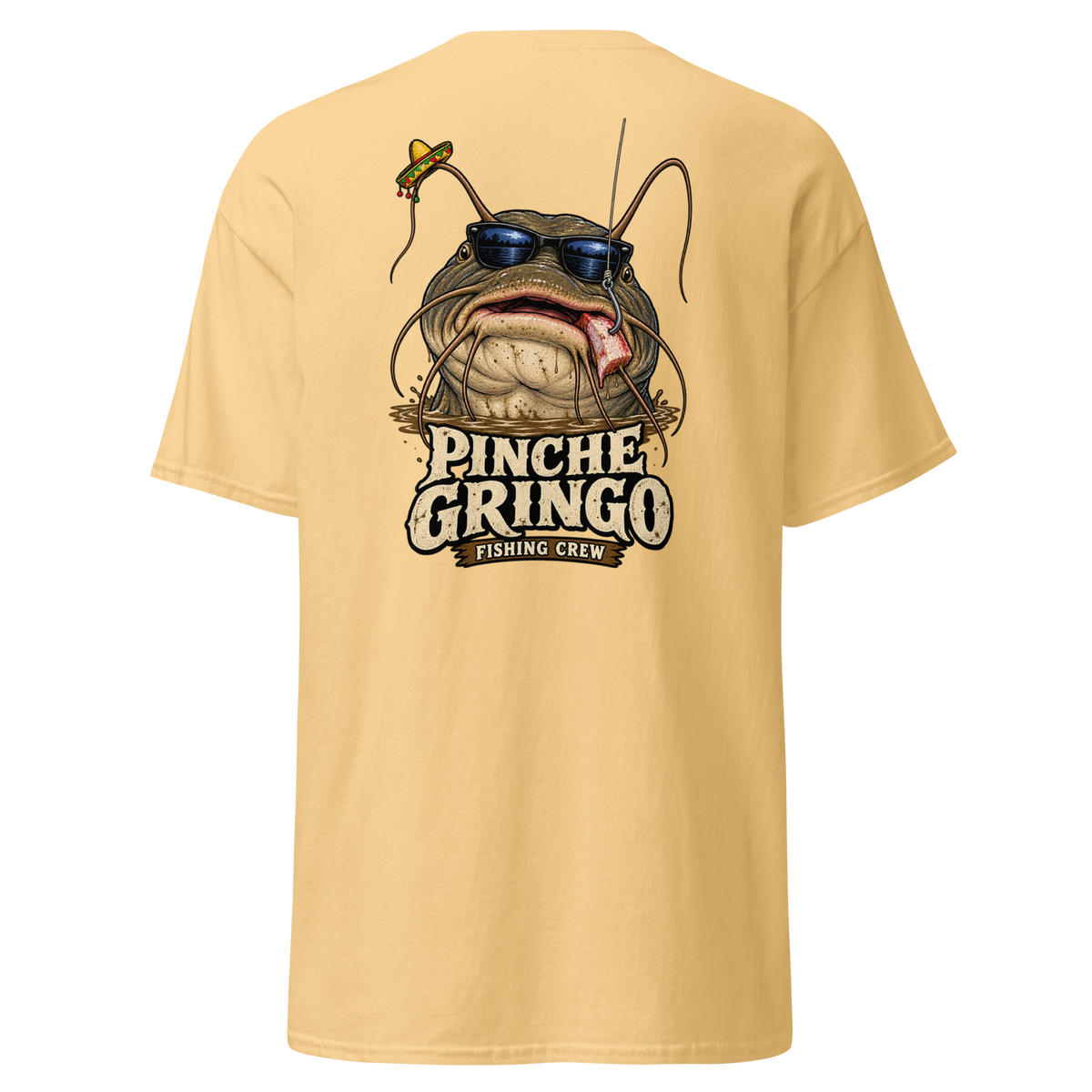 Pinche Gringo Bait Breath Fishing Crew Shirt