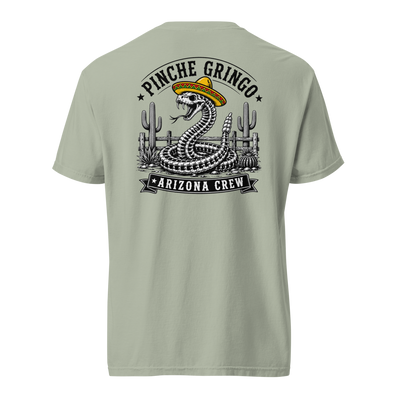 Pinche Gringo Arizona Crew Skeleton Snake Shirt