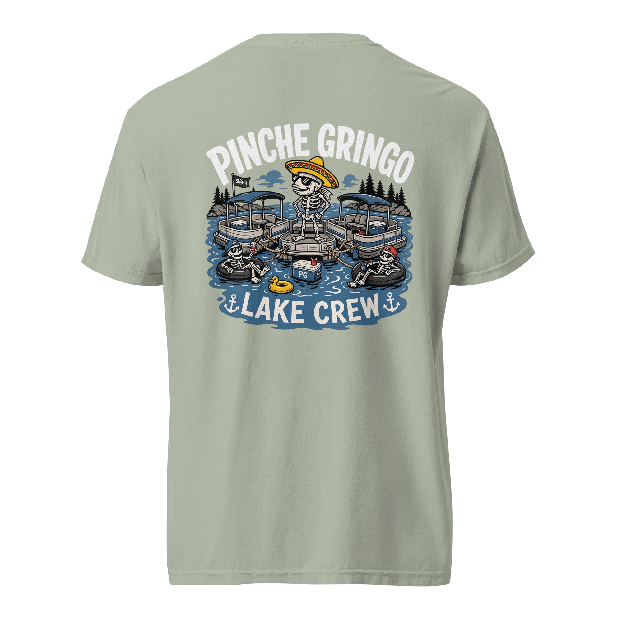 Pinche Gringo Lake Crew Pontoon Club Shirt