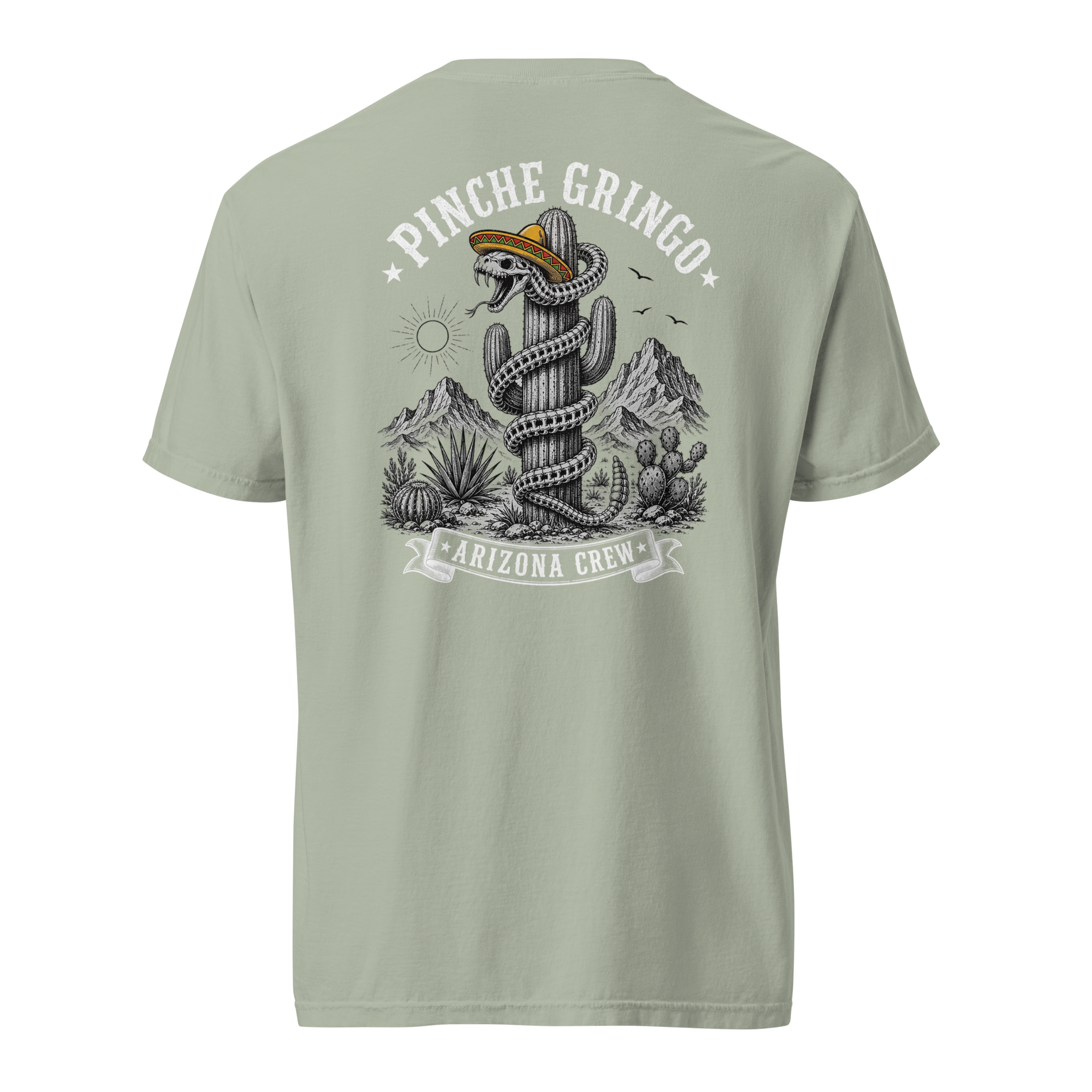 Pinche Gringo Arizona Crew Cactus Shirt