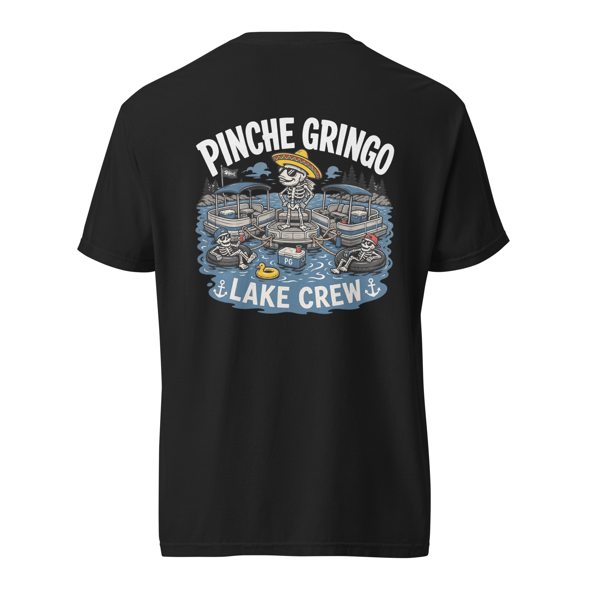Pinche Gringo Lake Crew Pontoon Club Shirt
