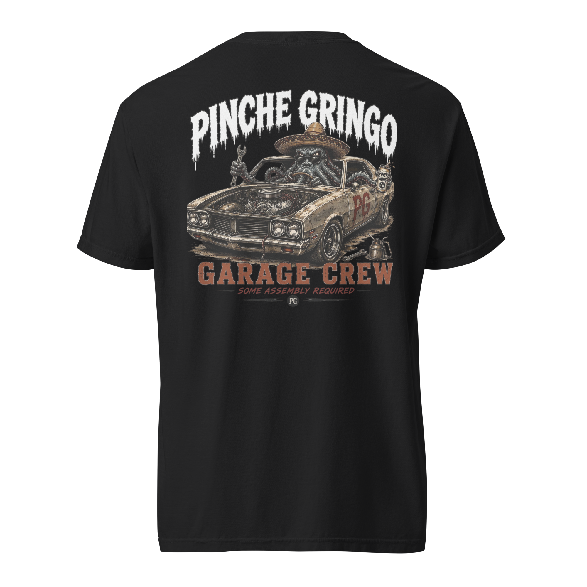 Pinche Gringo Garage Crew OctoWrench Shirt