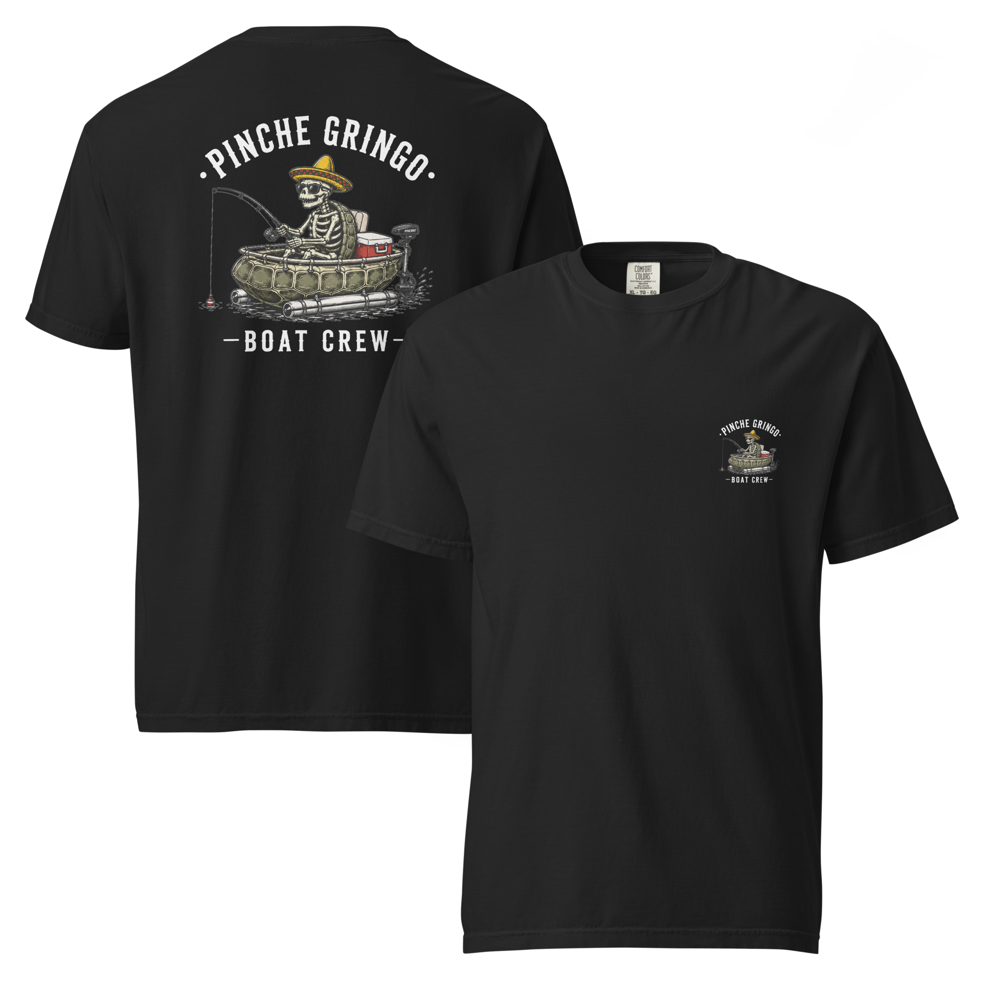Pinche Gringo Boat Crew Turtle Shell Shirt