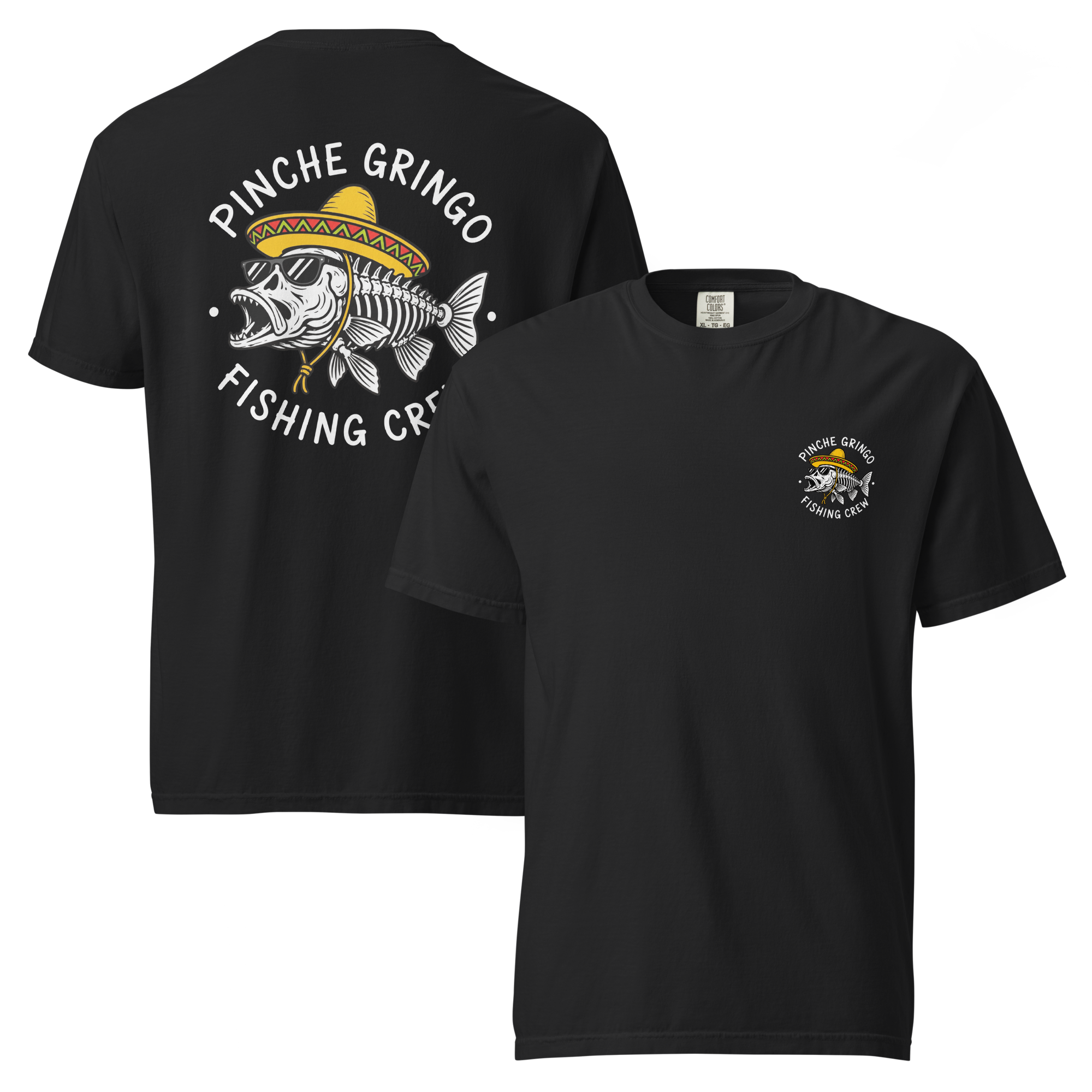 Pinche Gringo Fishing Crew Bass Shirt