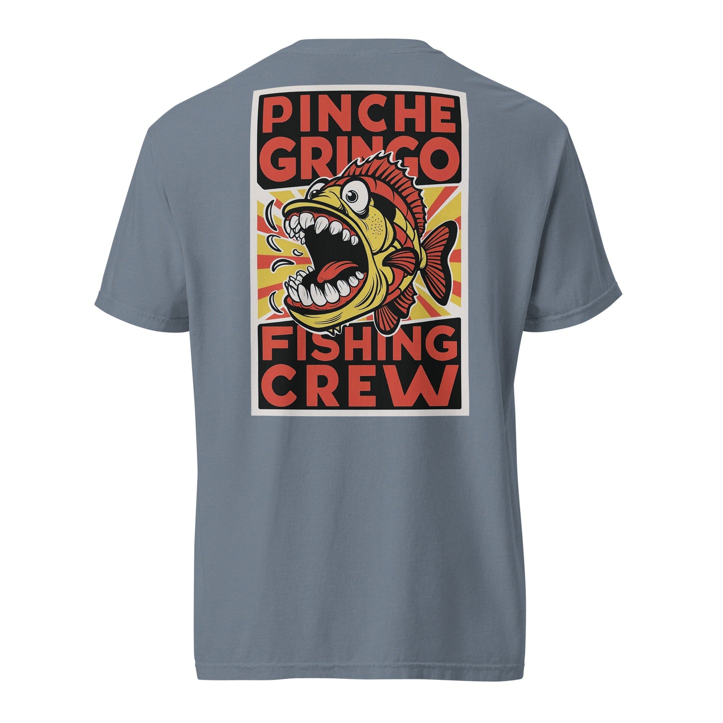 Pinche Gringo Fishing Crew Scream Fish Shirt