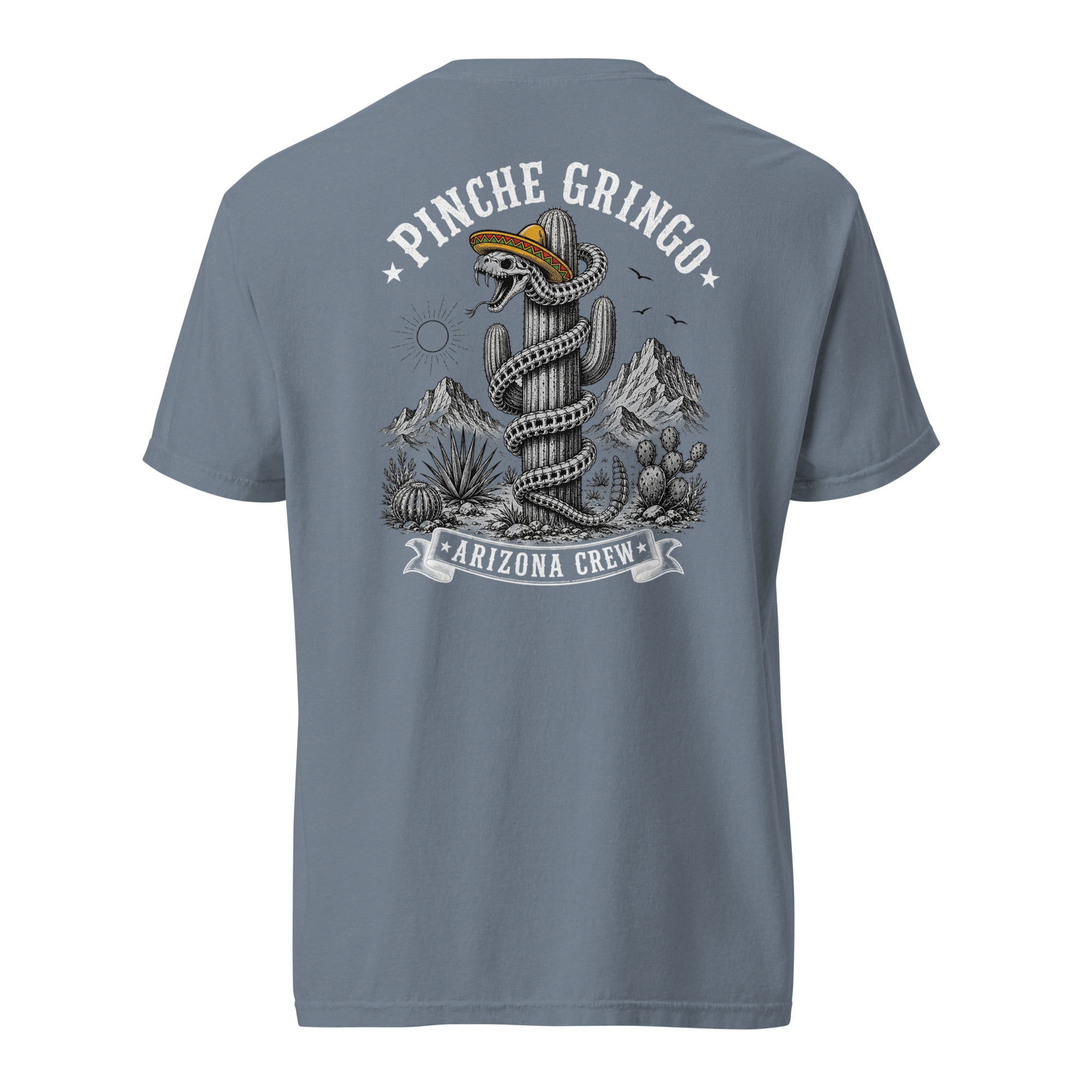 Pinche Gringo Arizona Crew Cactus Shirt