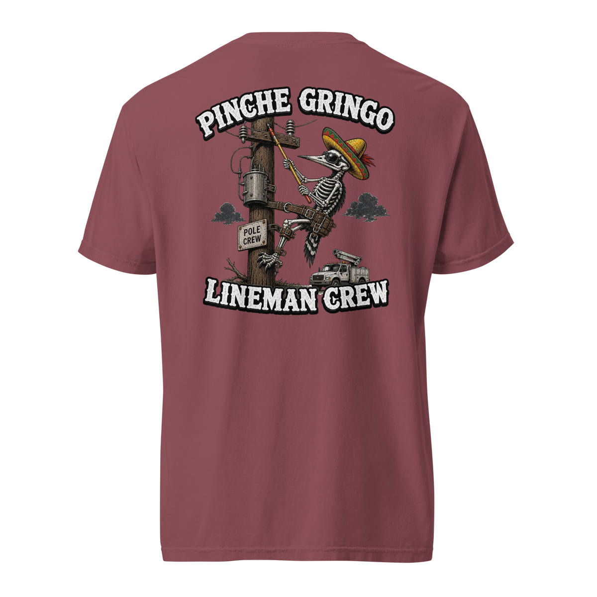 Pinche Gringo Lineman Crew Shirt