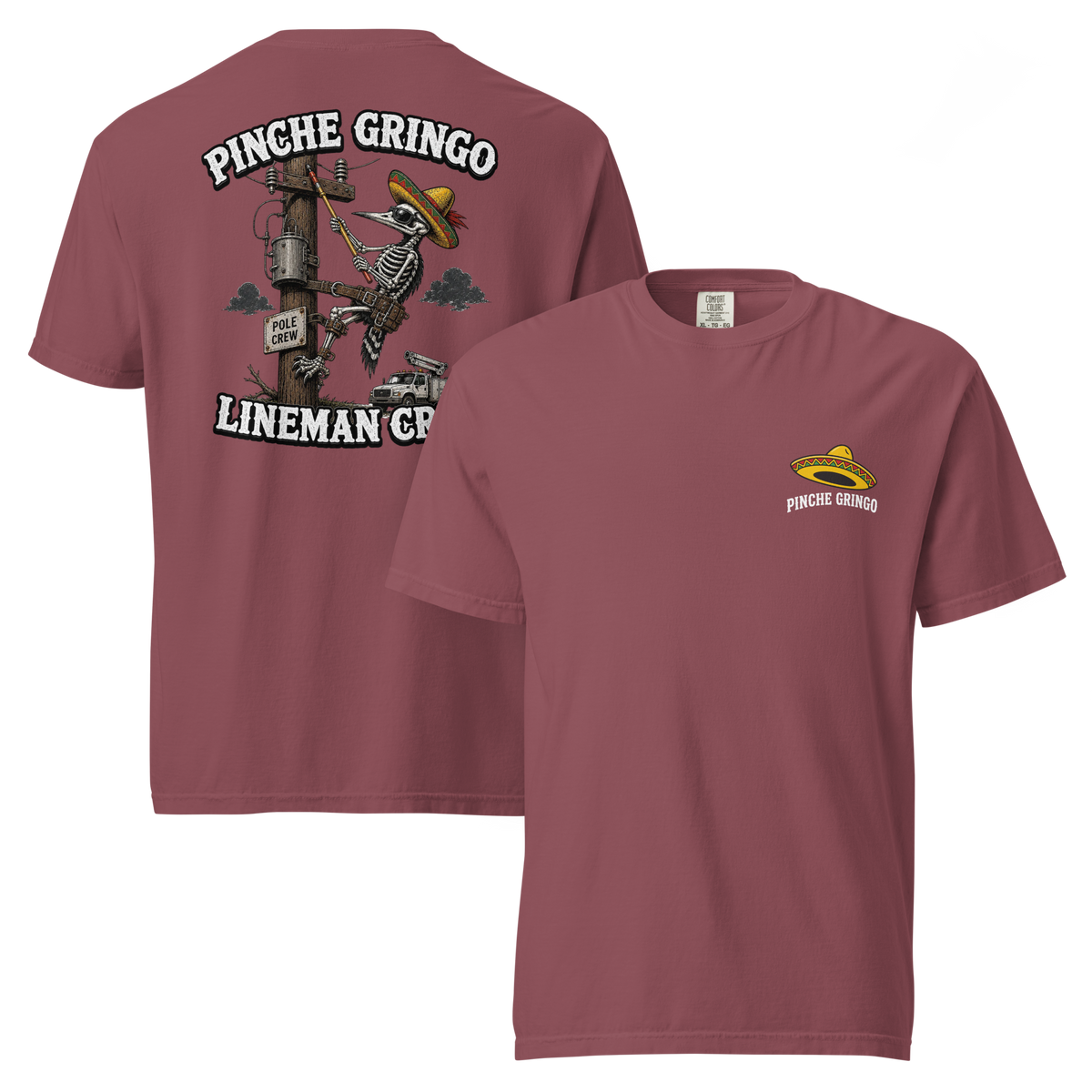 Pinche Gringo Lineman Crew Shirt