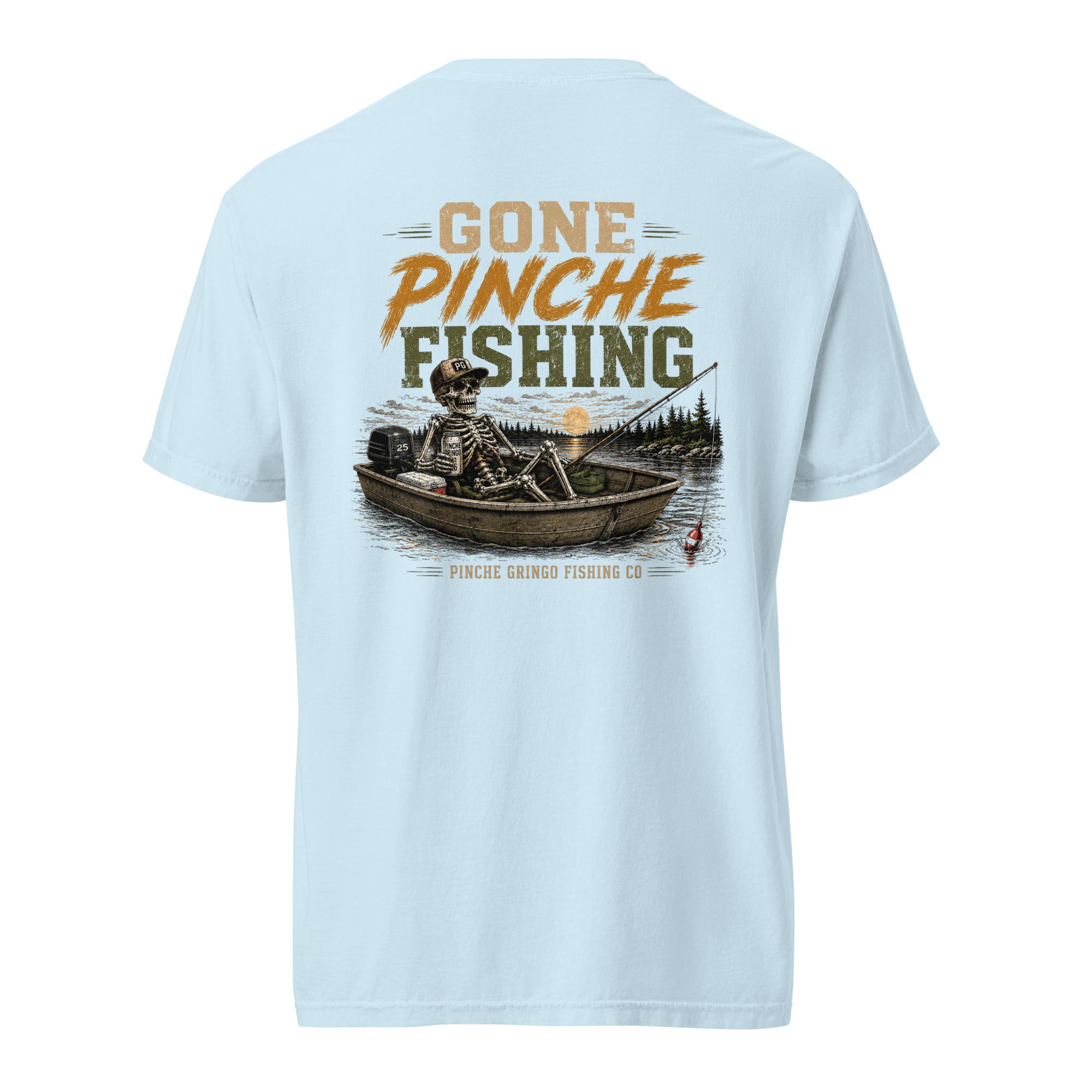 Pinche Gringo Gone Pinche Fishing Crew Shirt