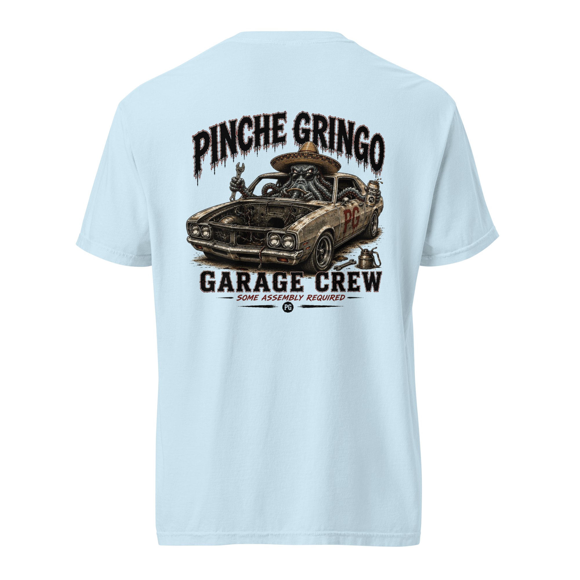 Pinche Gringo Garage Crew OctoWrench Shirt