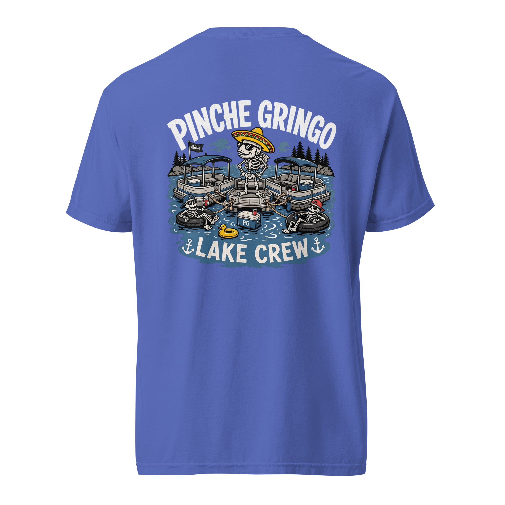 Pinche Gringo Lake Crew Pontoon Club Shirt