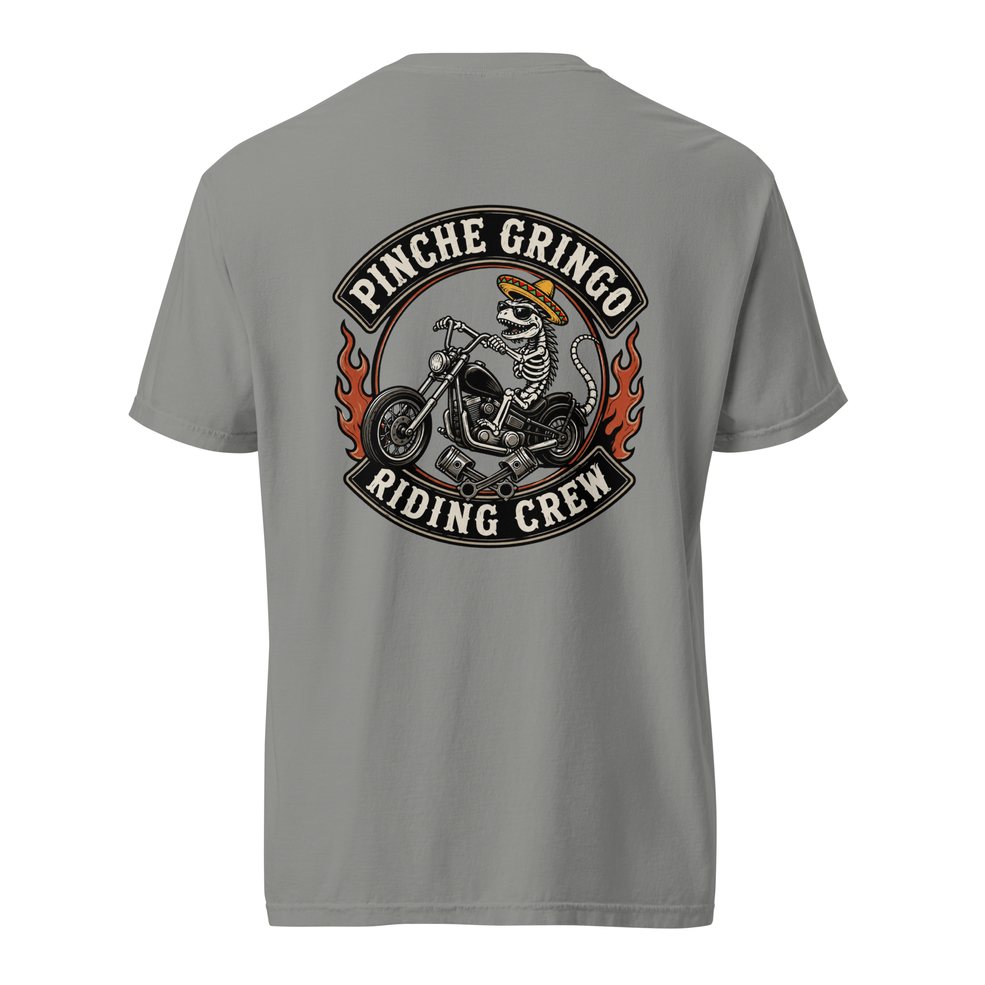 Pinche Gringo Riding Crew Patch Shirt