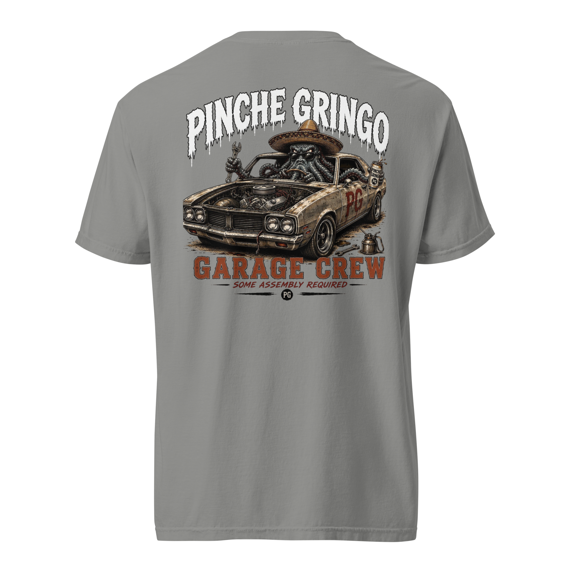 Pinche Gringo Garage Crew OctoWrench Shirt