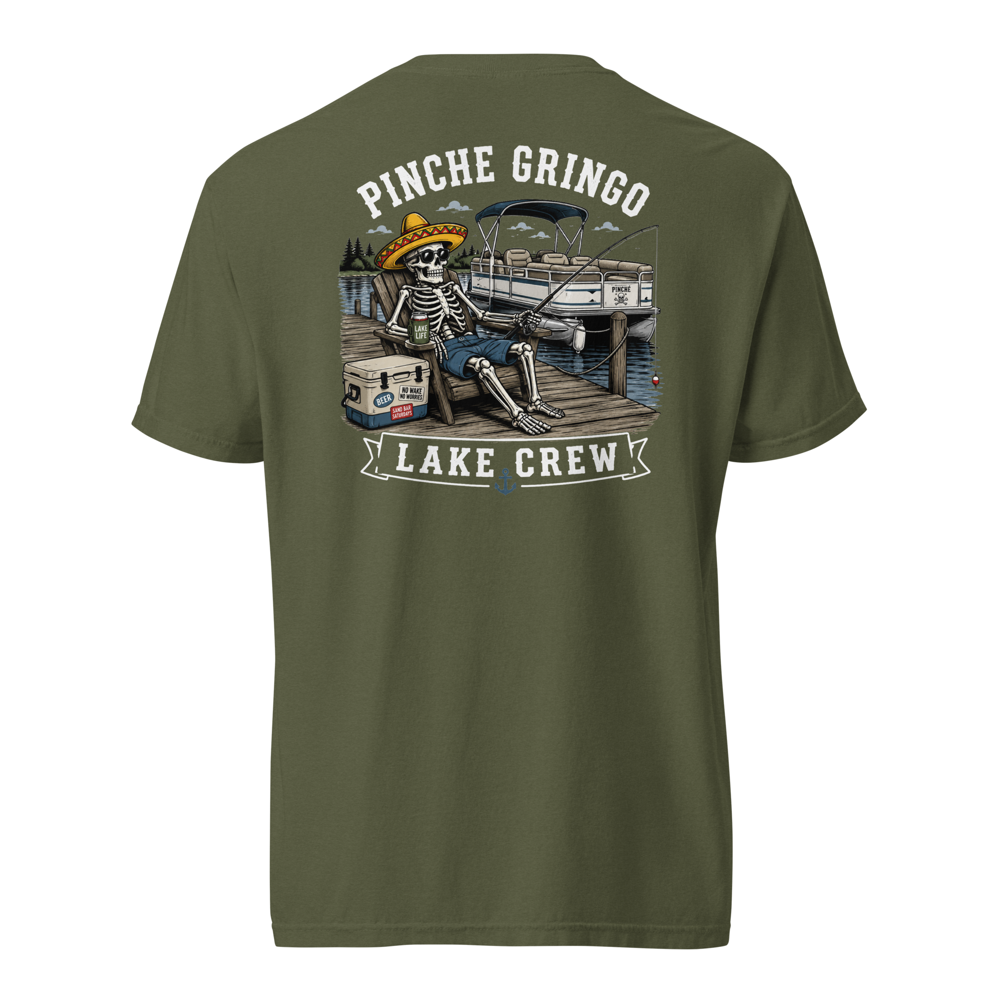 Pinche Gringo Lake Crew Dockside Fishing Shirt