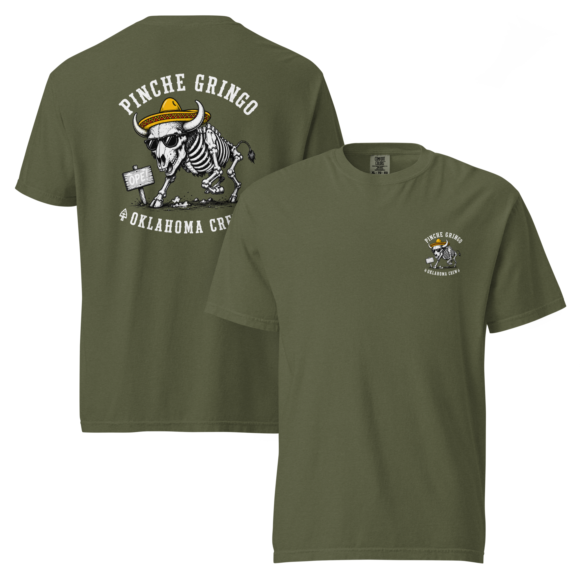 Pinche Gringo Oklahoma Crew Shirt