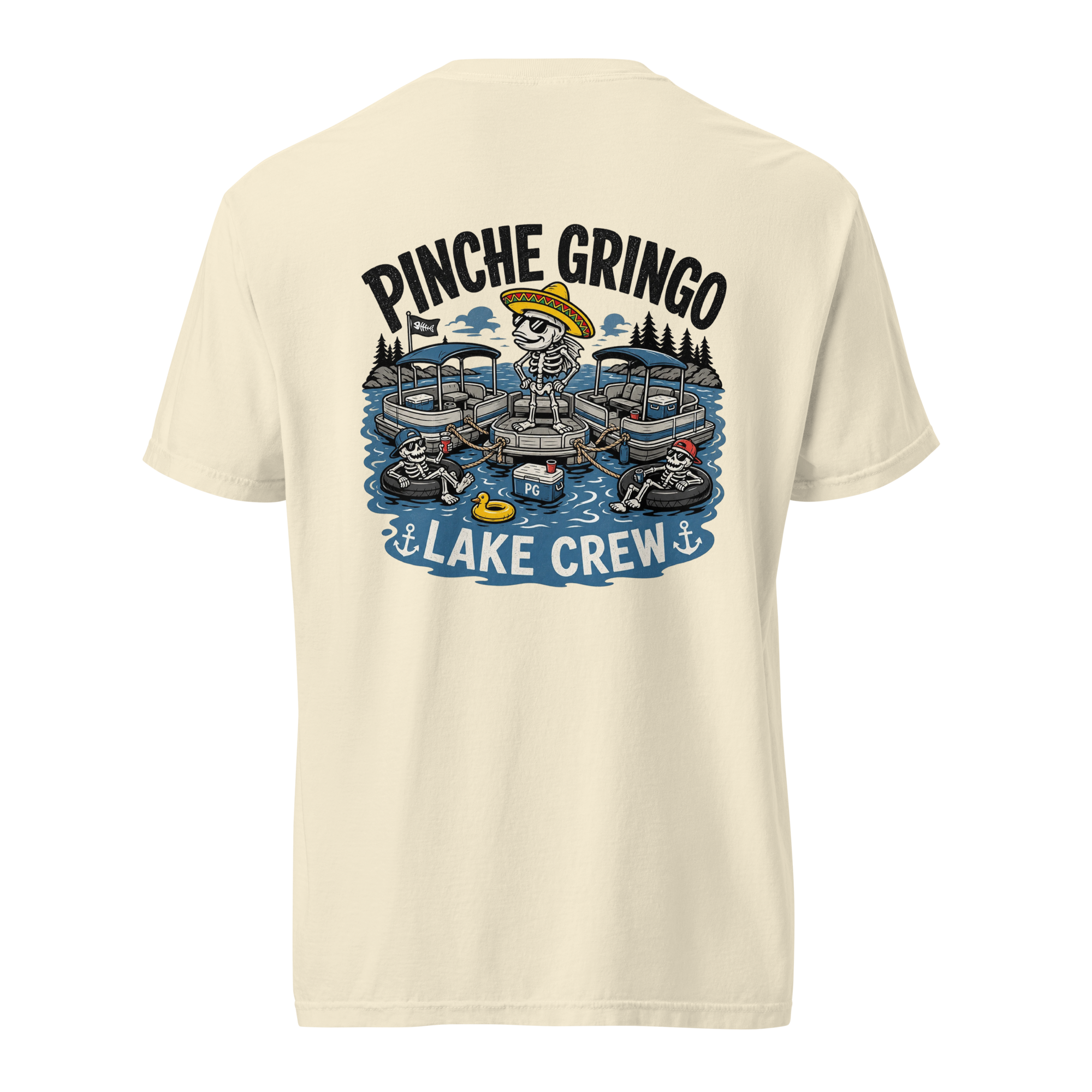 Pinche Gringo Lake Crew Pontoon Club Shirt