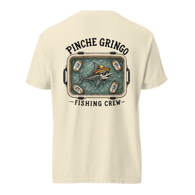 Pinche Gringo Fishing Crew Bobbing for Beer Shirt