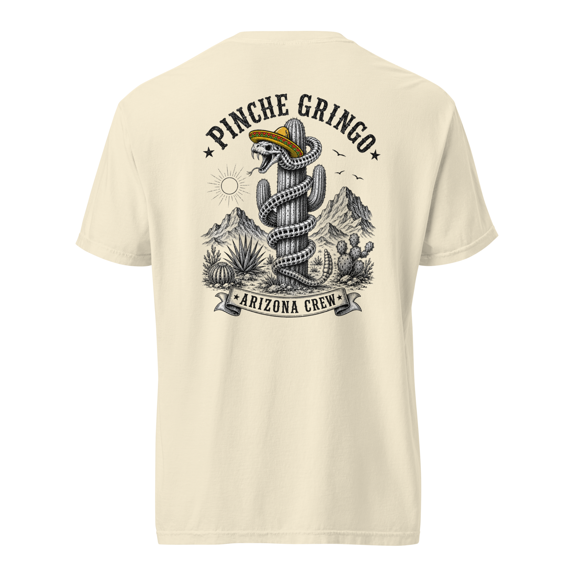 Pinche Gringo Arizona Crew Cactus Shirt
