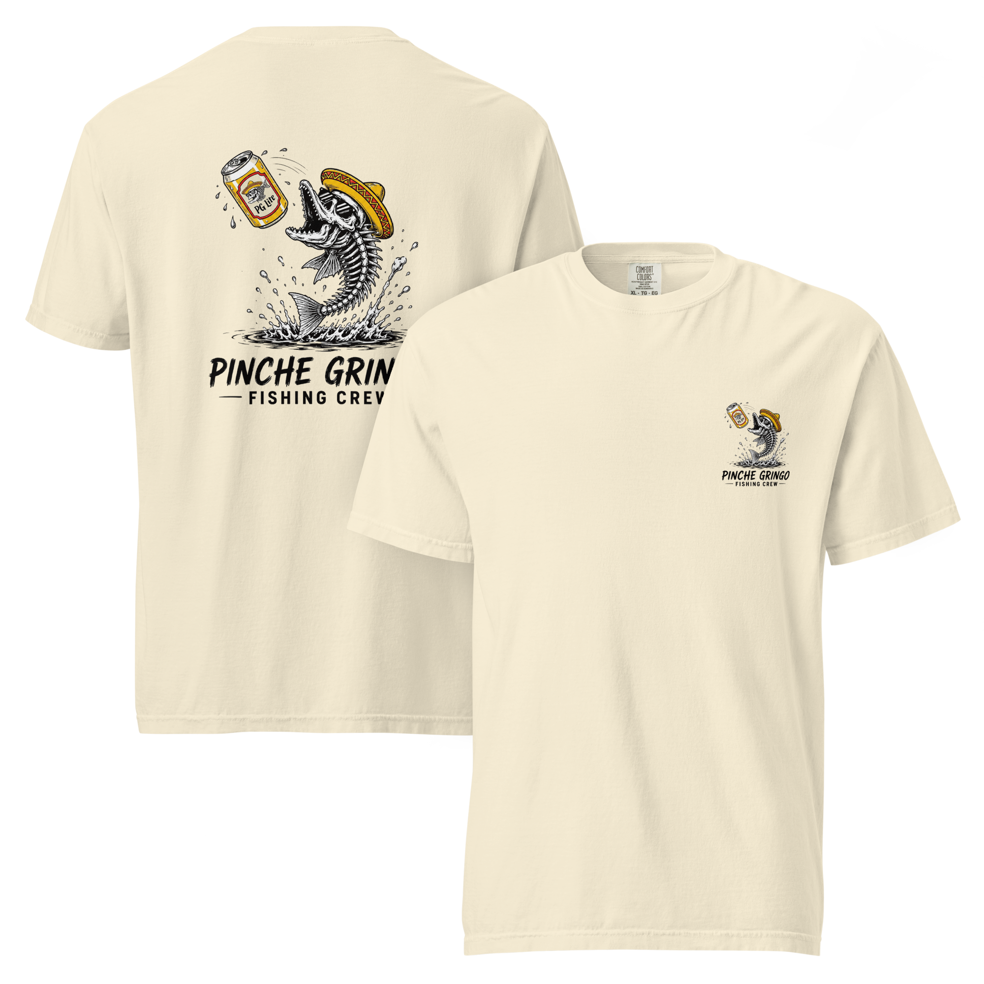 Pinche Gringo Fishing Crew Cold One Catch Shirt