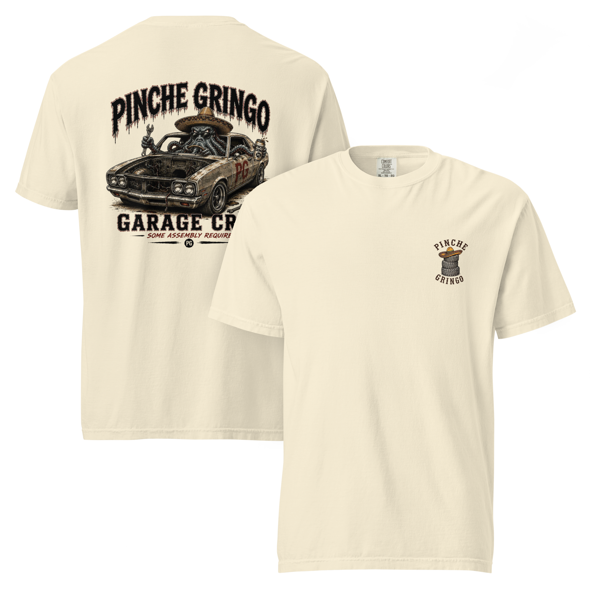 Pinche Gringo Garage Crew OctoWrench Shirt