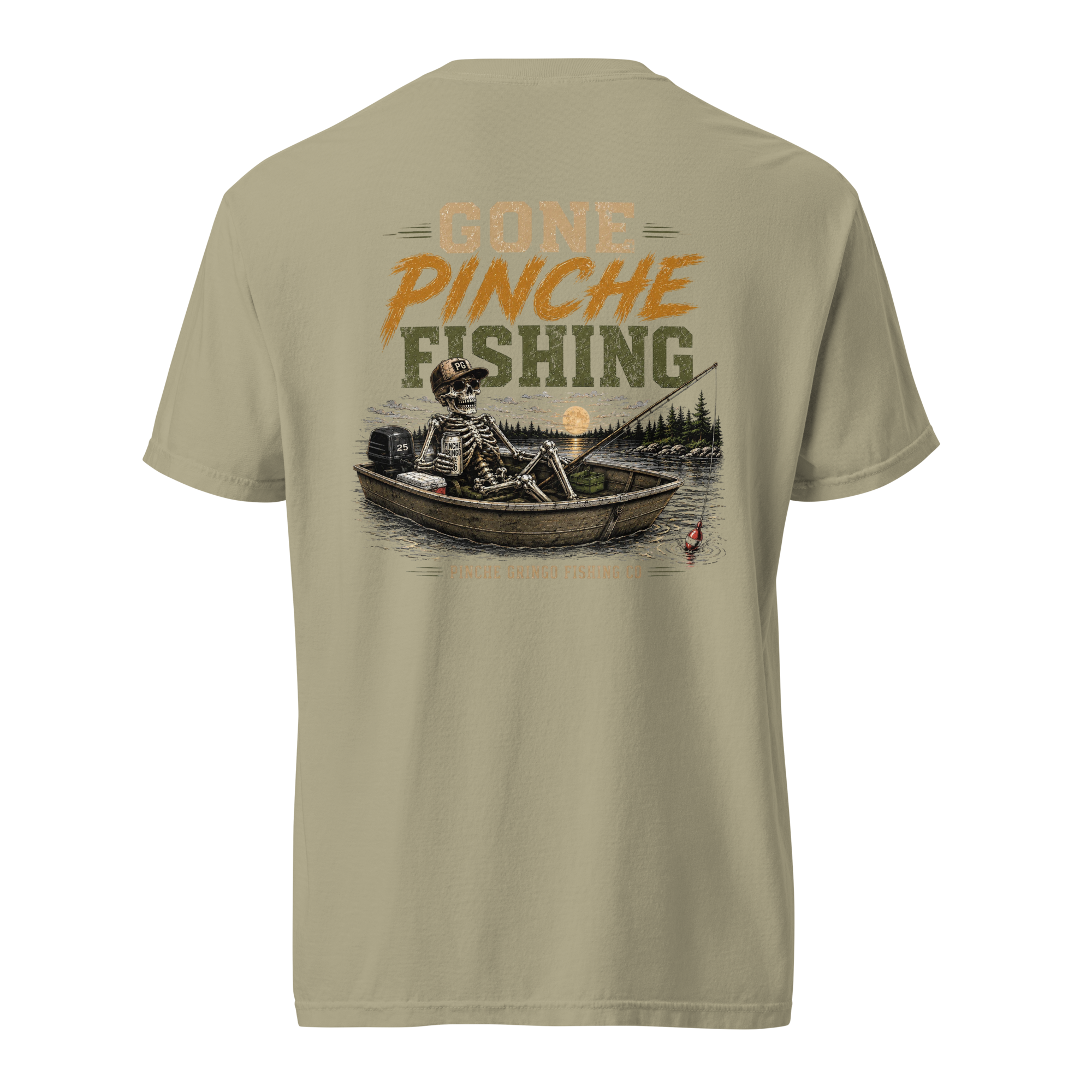 Pinche Gringo Gone Pinche Fishing Crew Shirt