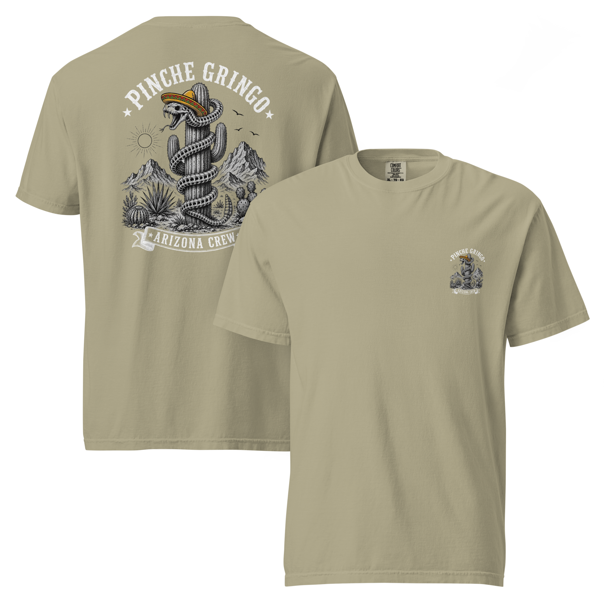 Pinche Gringo Arizona Crew Cactus Shirt