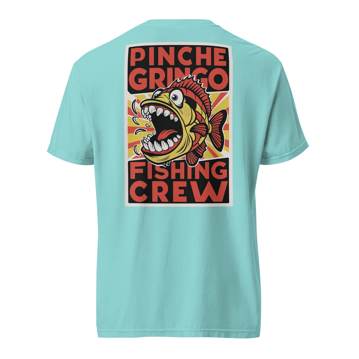 Pinche Gringo Fishing Crew Scream Fish Shirt