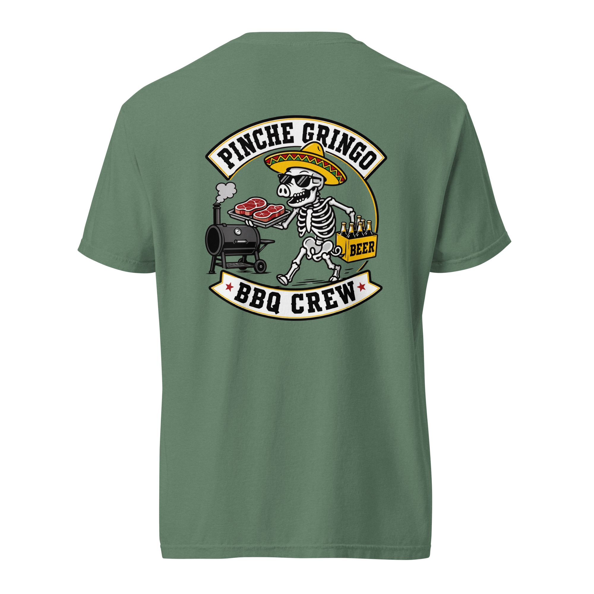 Pinche Gringo BBQ Crew Beer & Meat Shirt