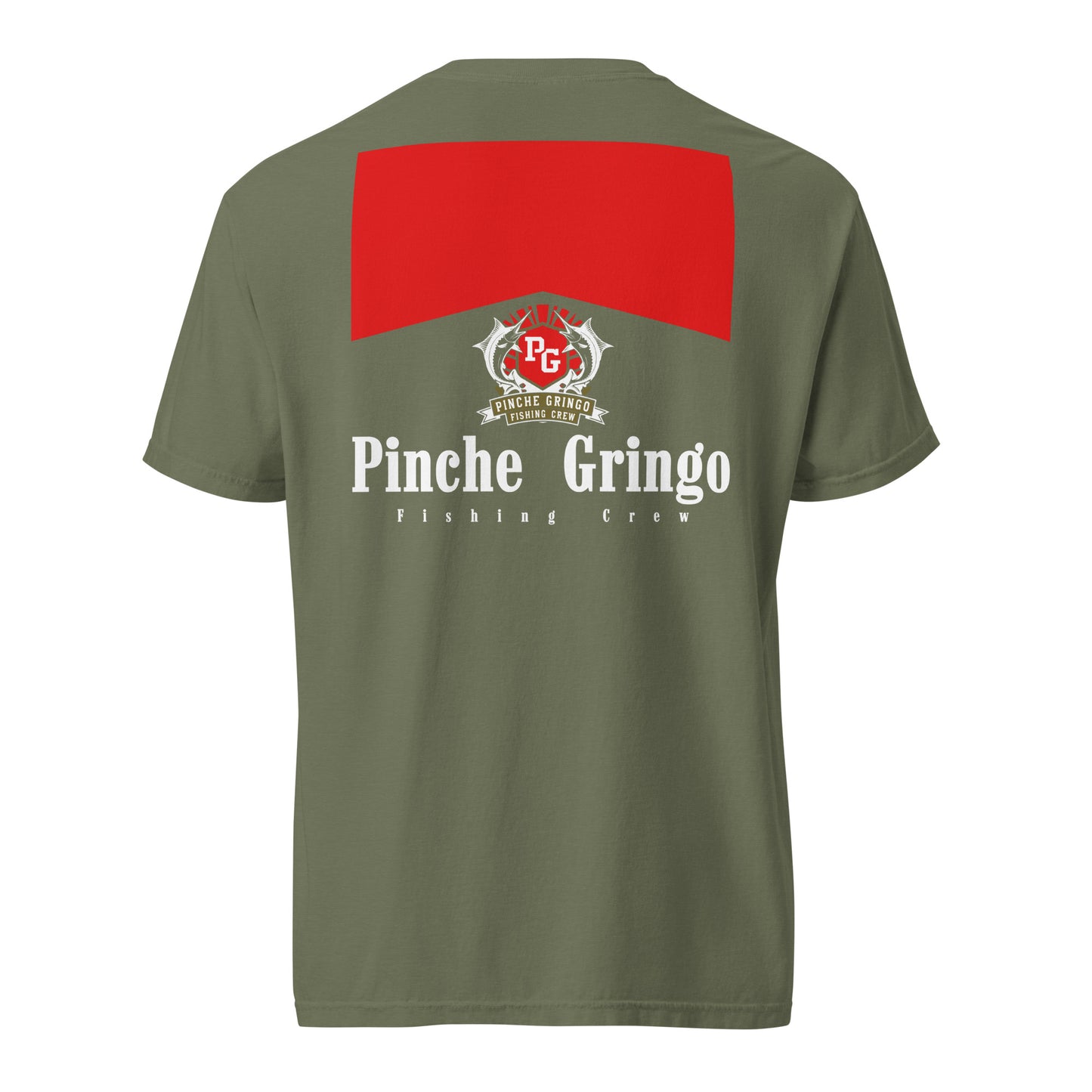 Pinche Gringo Fishing Crew Red Pack Shirt