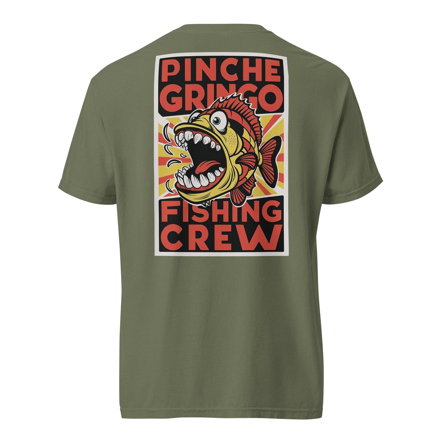 Pinche Gringo Fishing Crew Scream Fish Shirt