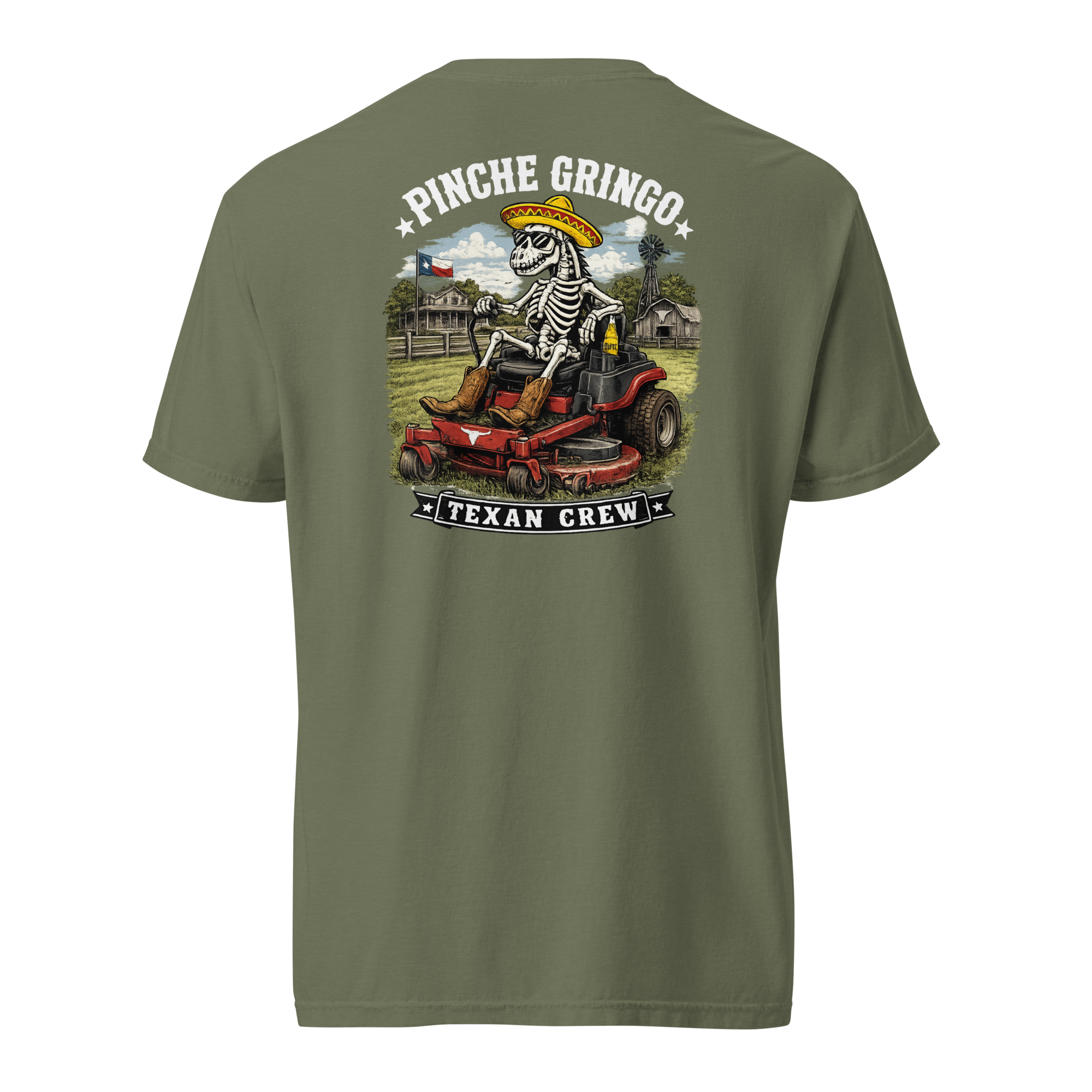 Pinche Gringo Texan Crew Mower Shirt
