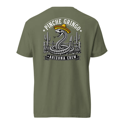 Pinche Gringo Arizona Crew Skeleton Snake Shirt