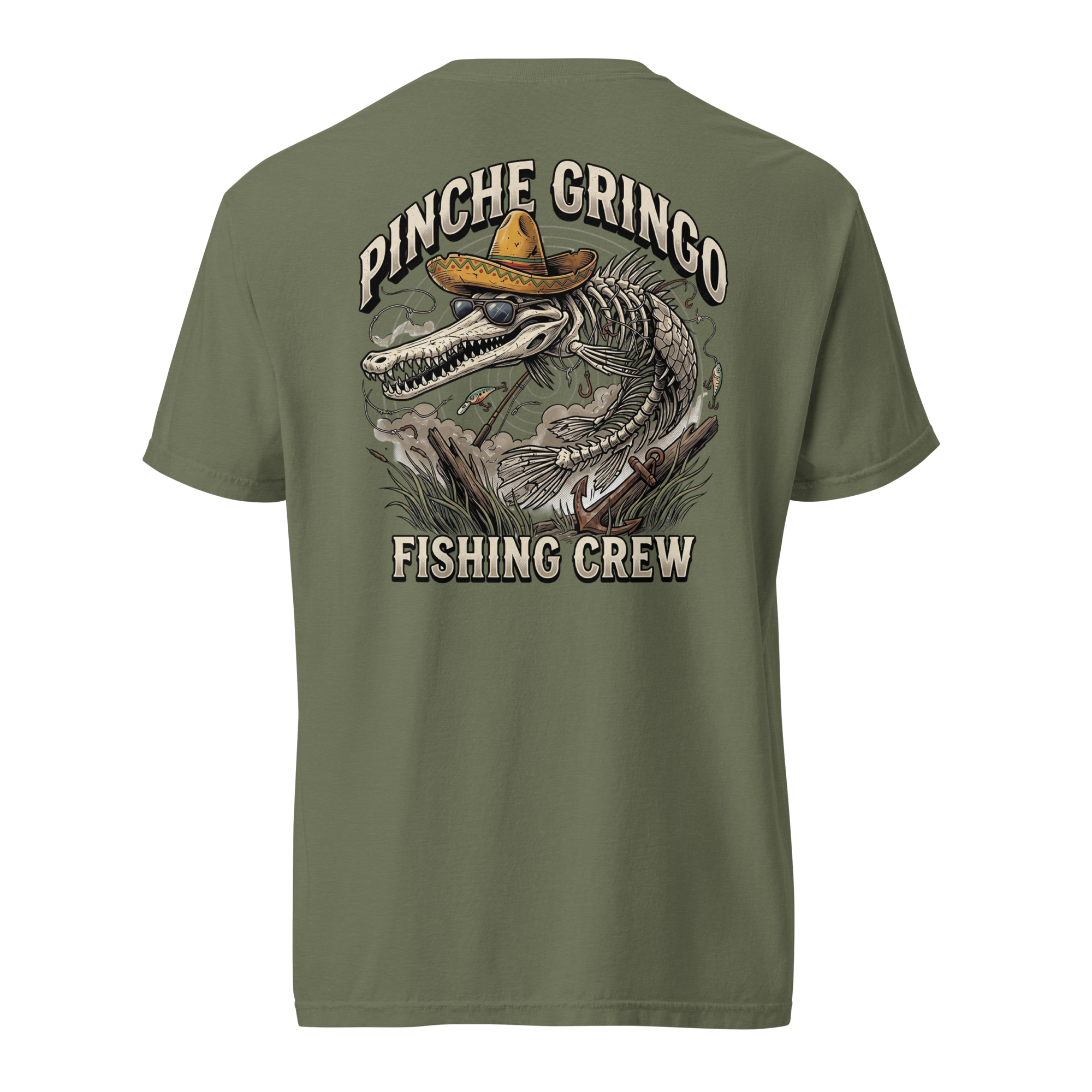 Pinche Gringo Fishing Crew MudSwimmer Shirt