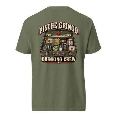 Pinche Gringo Drinking Crew First Aid Shirt