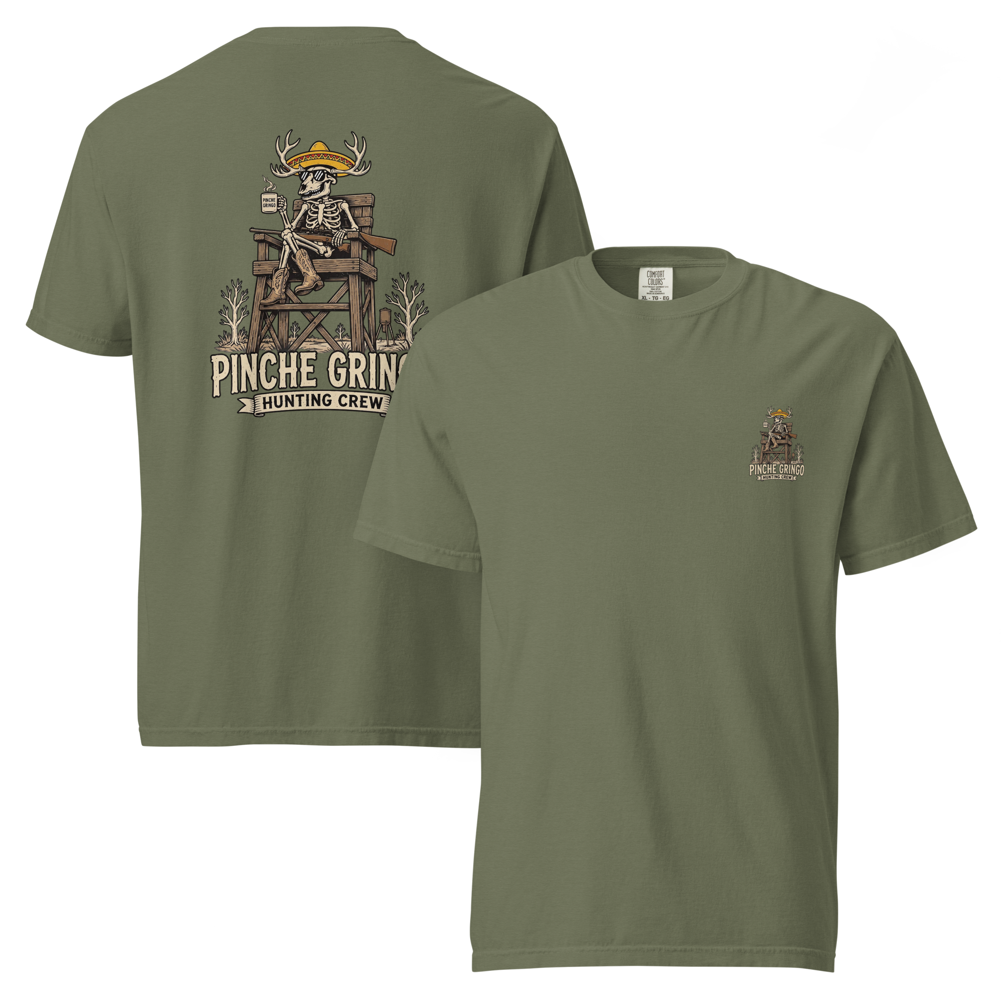 Pinche Gringo Hunting Crew Stand Life Shirt