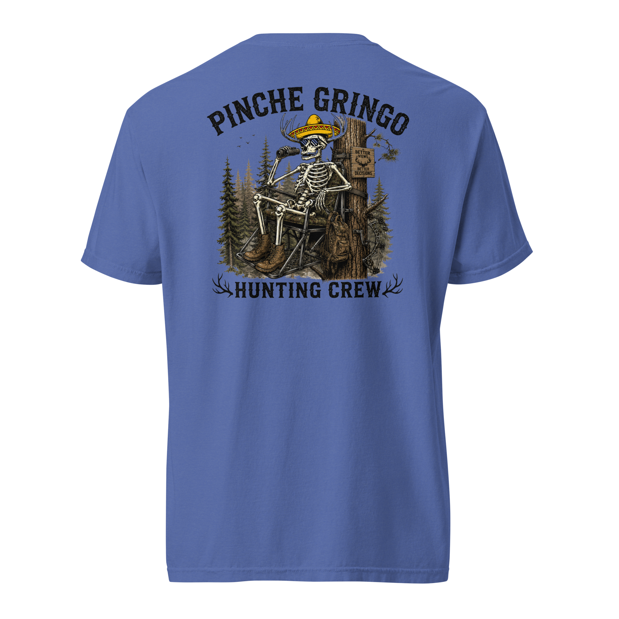 Pinche Gringo Hunting Crew Camp Life Shirt