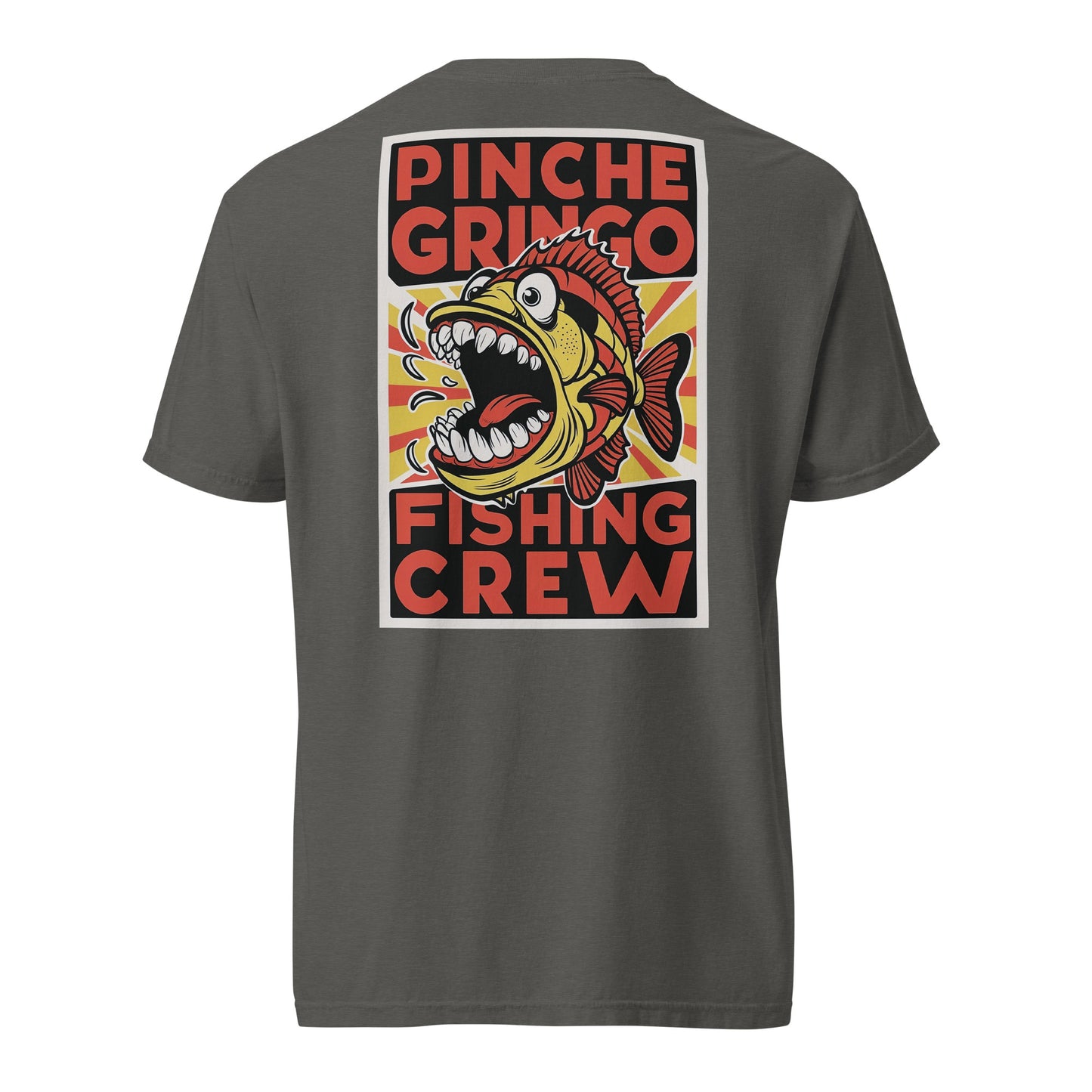 Pinche Gringo Fishing Crew Scream Fish Shirt