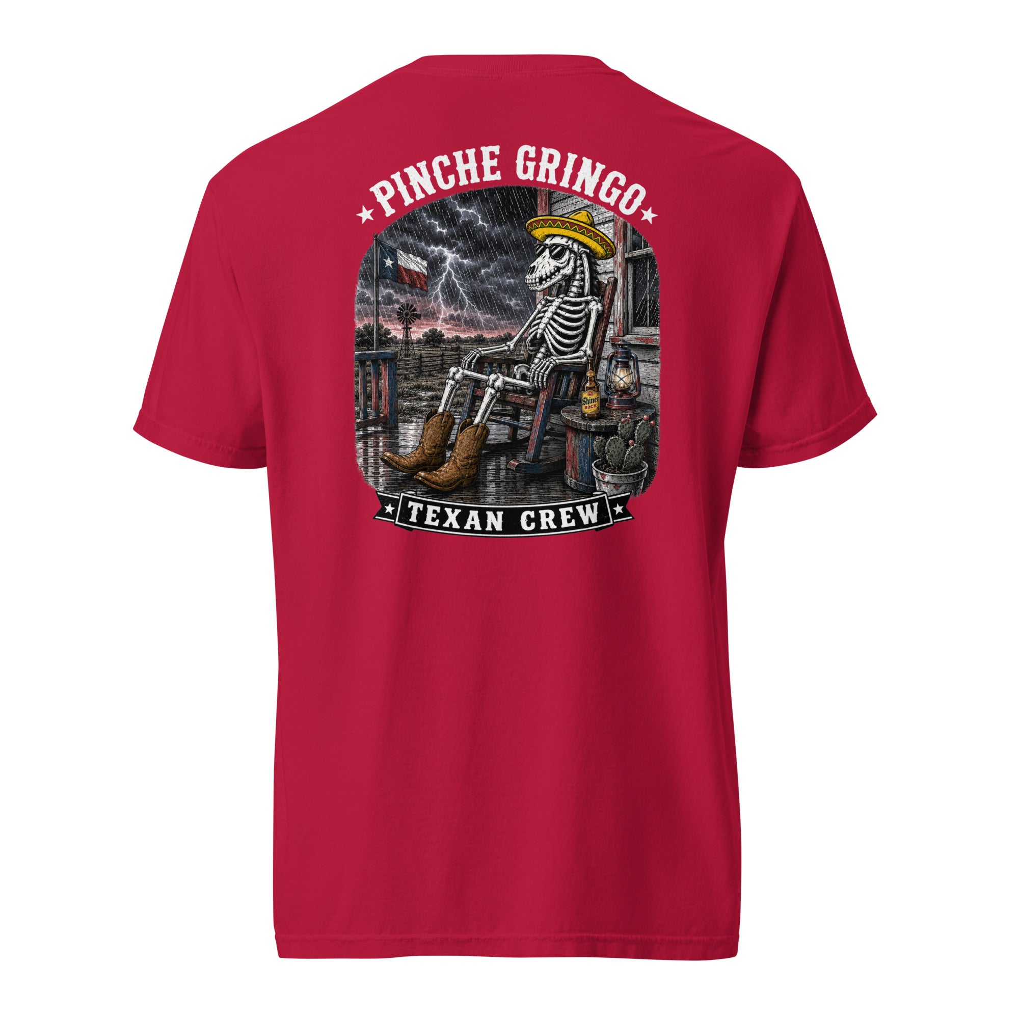 Pinche Gringo Texan Crew Porch Vibes Shirt