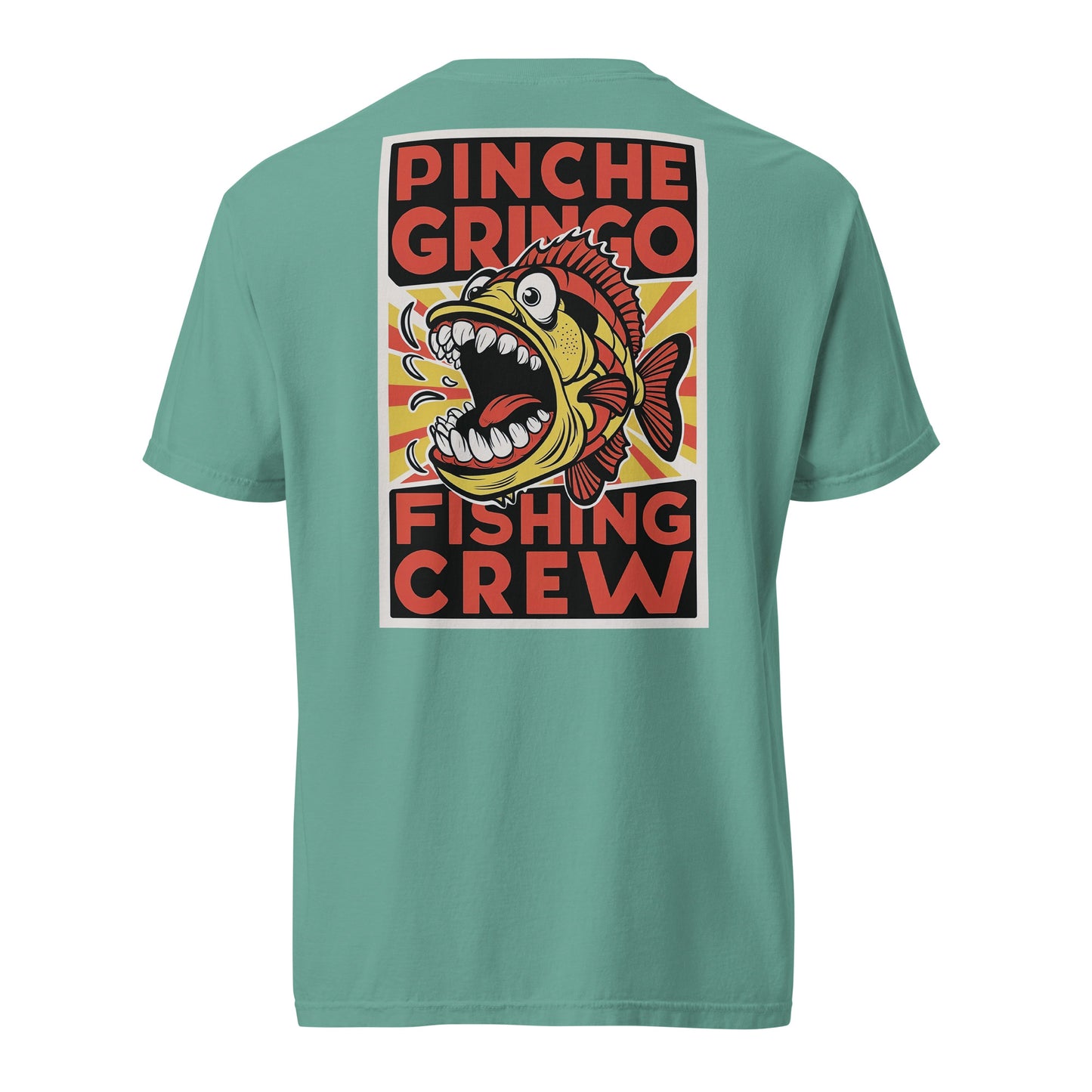 Pinche Gringo Fishing Crew Scream Fish Shirt