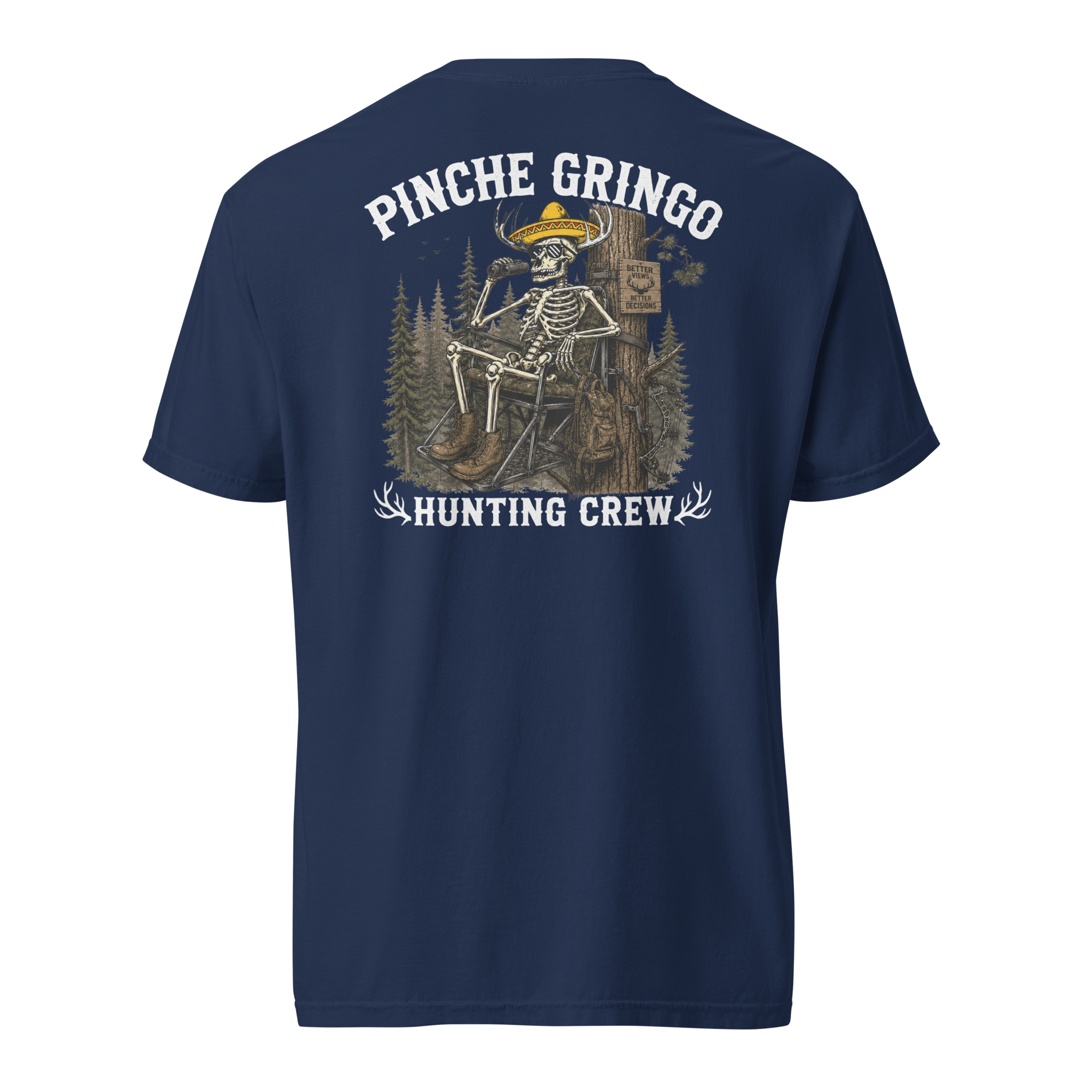 Pinche Gringo Hunting Crew Camp Life Shirt