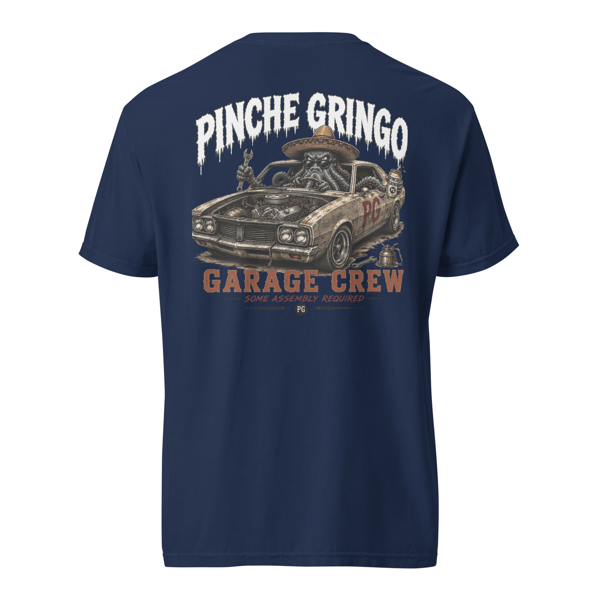 Pinche Gringo Garage Crew OctoWrench Shirt