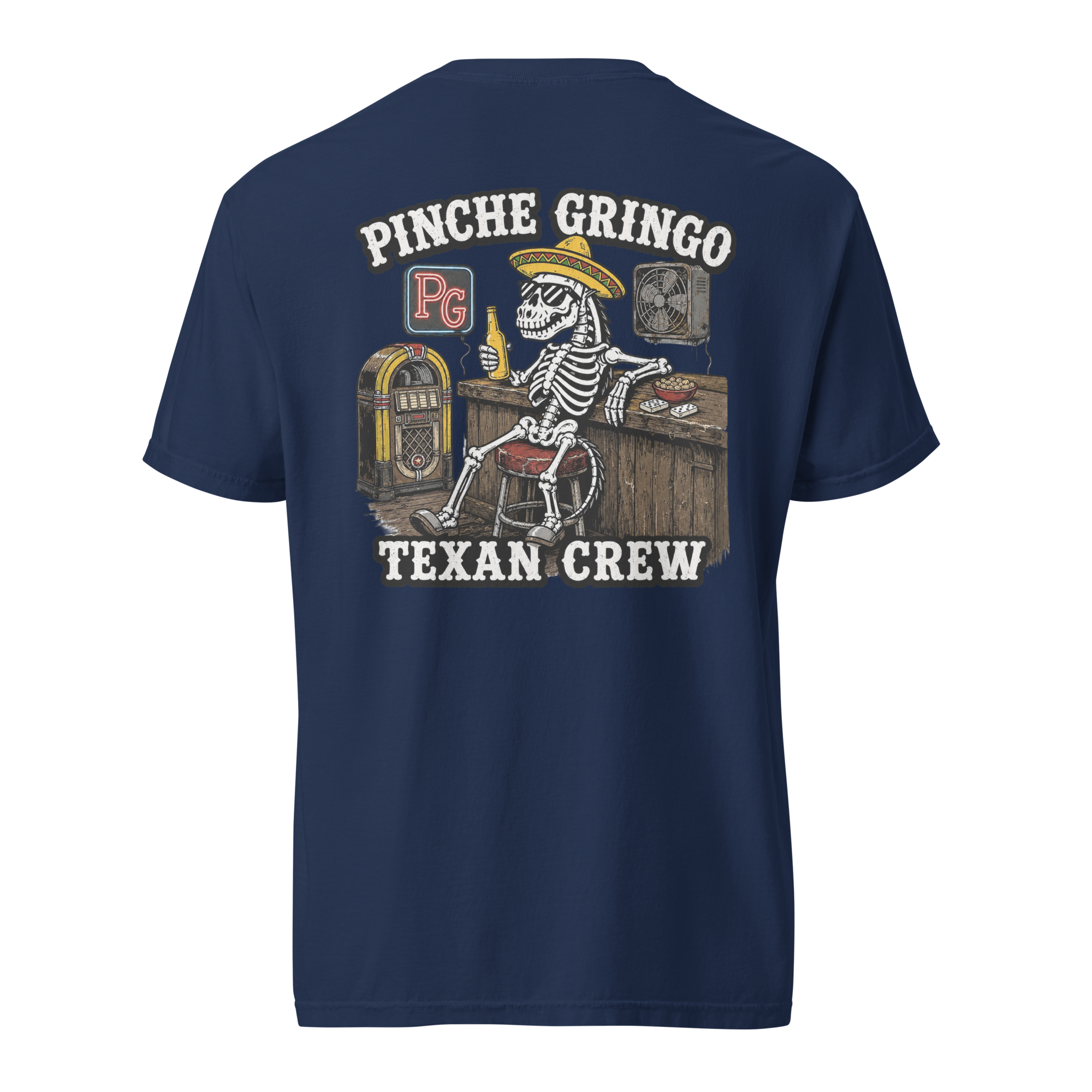 Pinche Gringo Texan Crew Bar Shirt