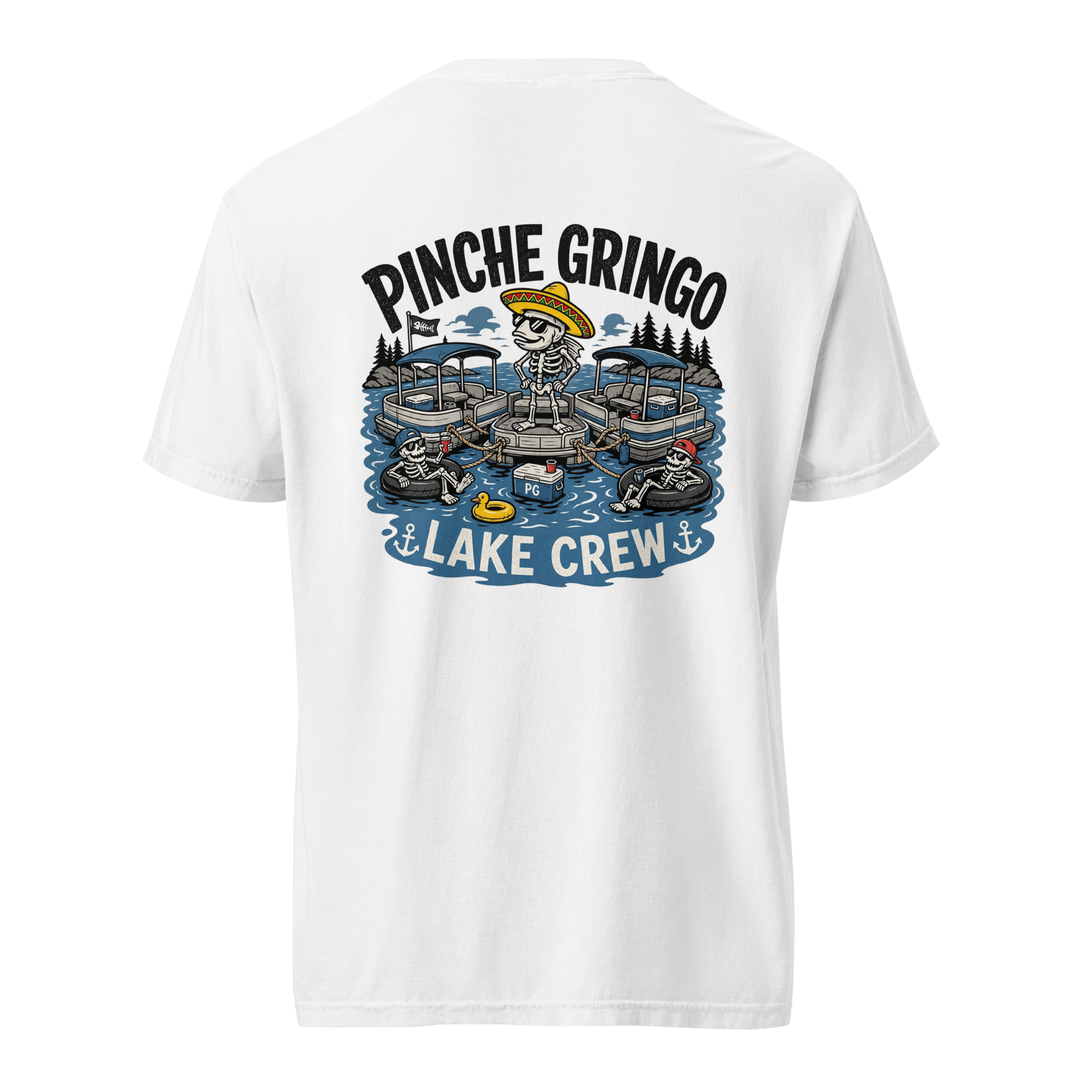 Pinche Gringo Lake Crew Pontoon Club Shirt