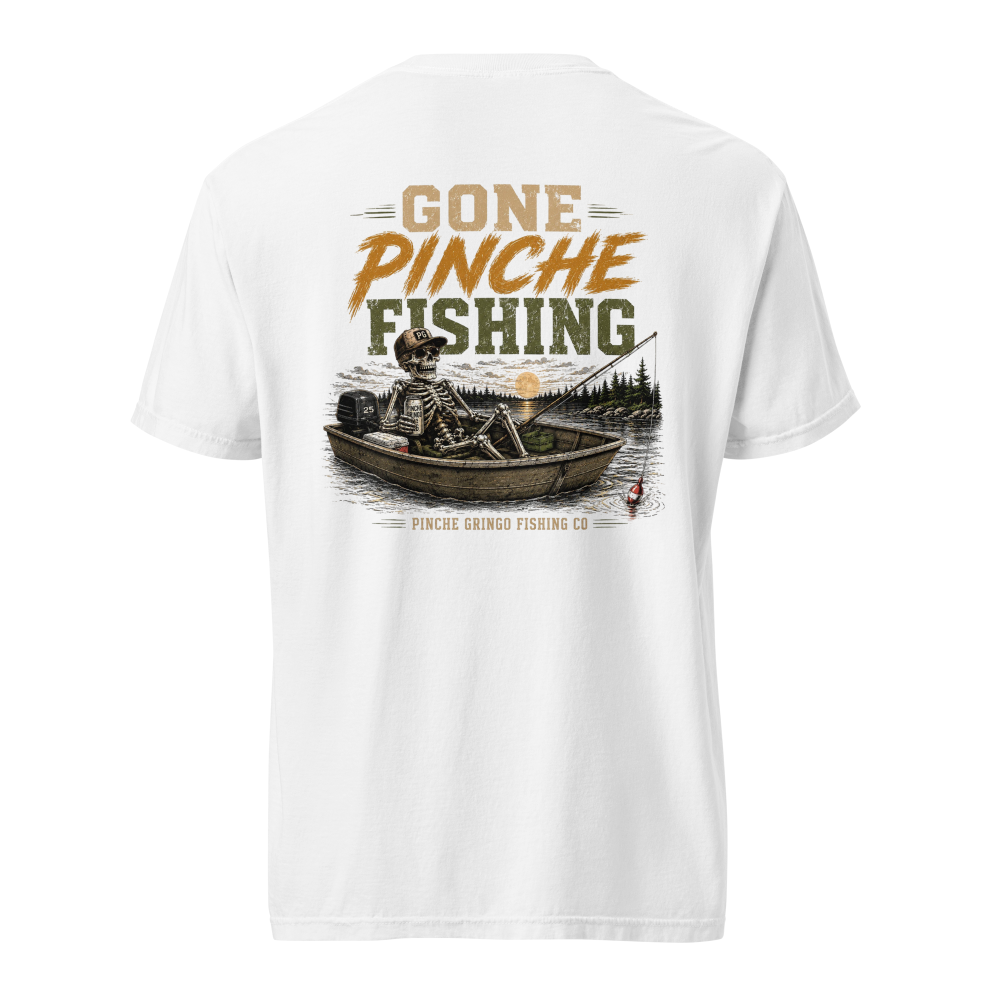 Pinche Gringo Gone Pinche Fishing Crew Shirt